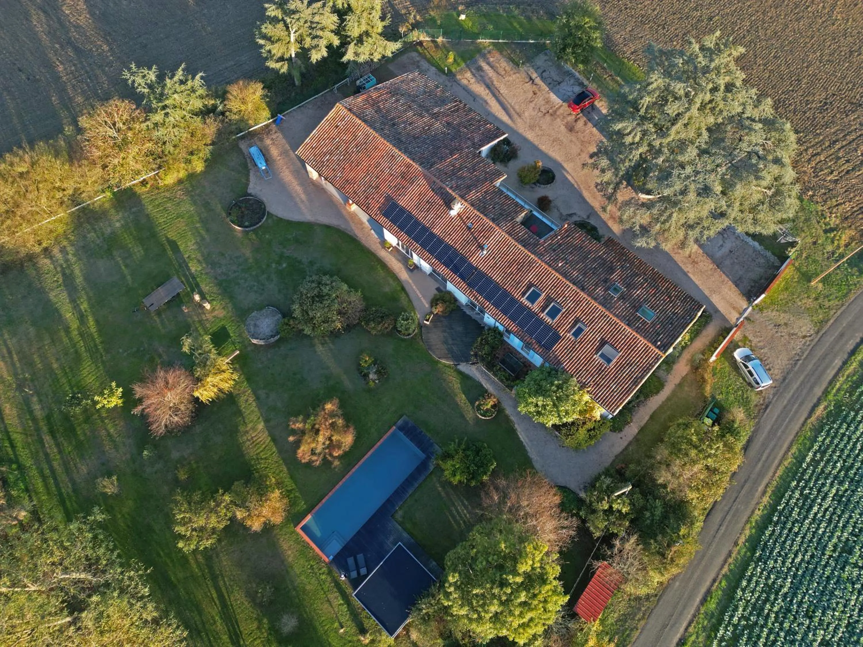 Bird's eye view in La Garoffe