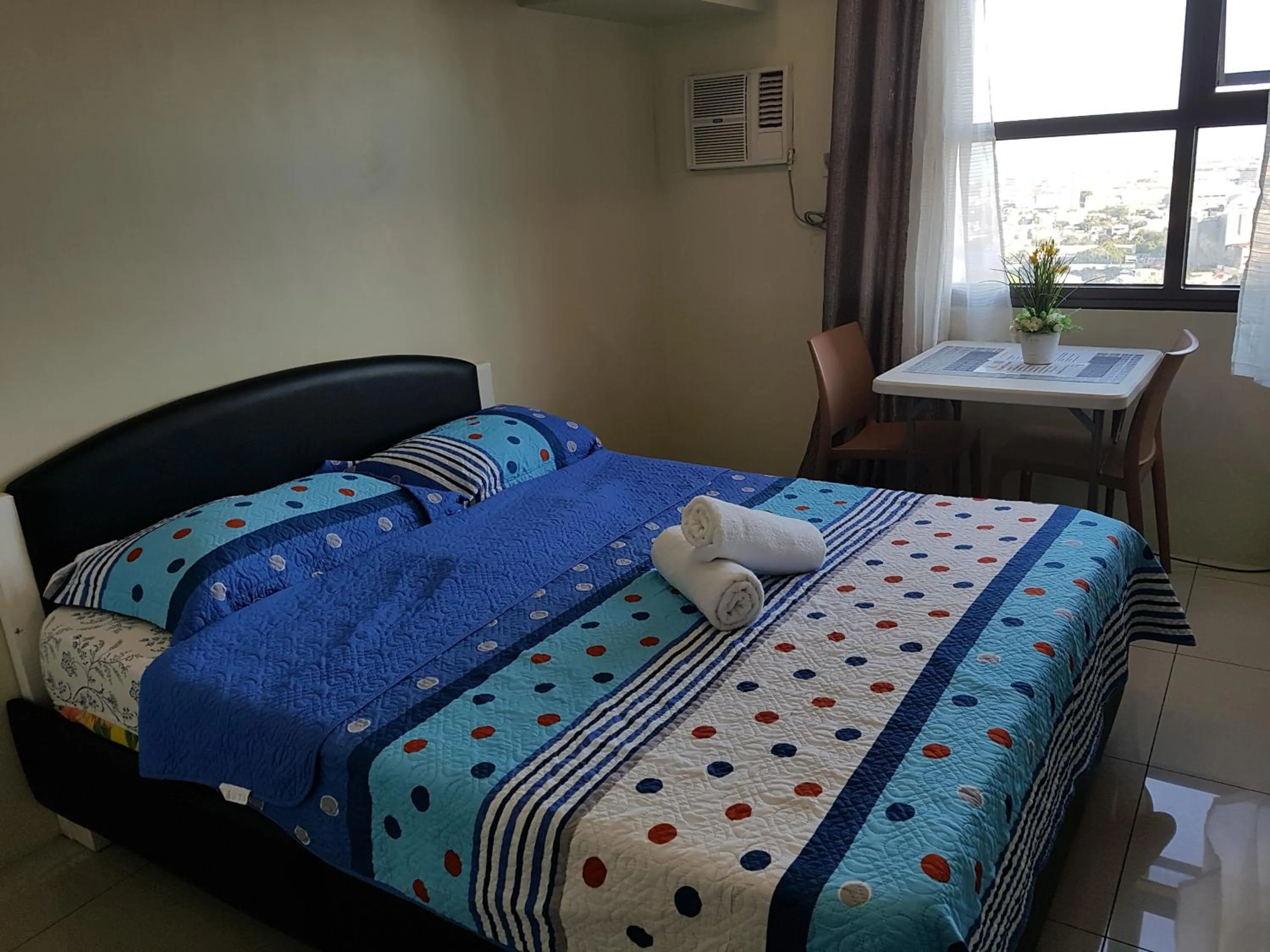 Bed in KC Studio 4 at Horizon 101 Cebu
