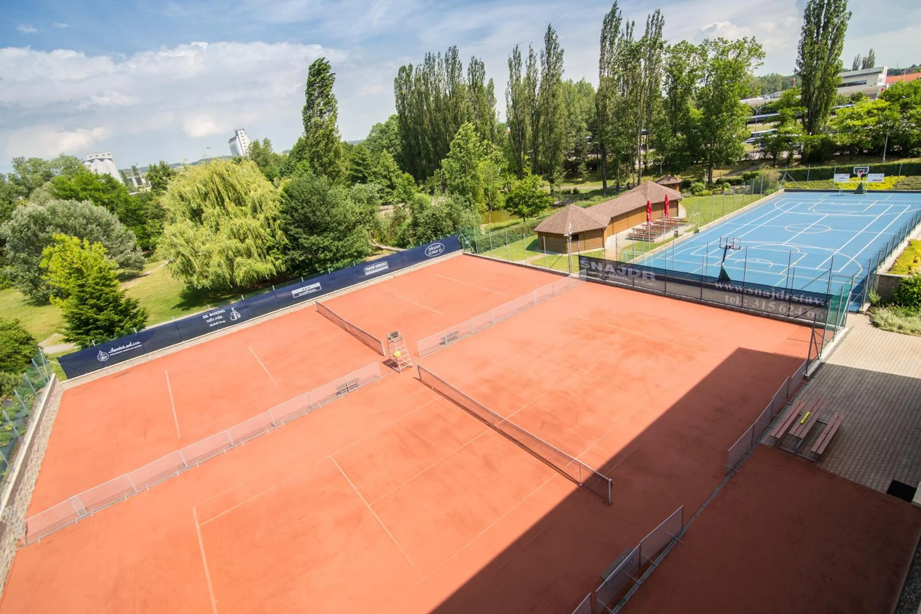 Garden view in Hotel Olympionik