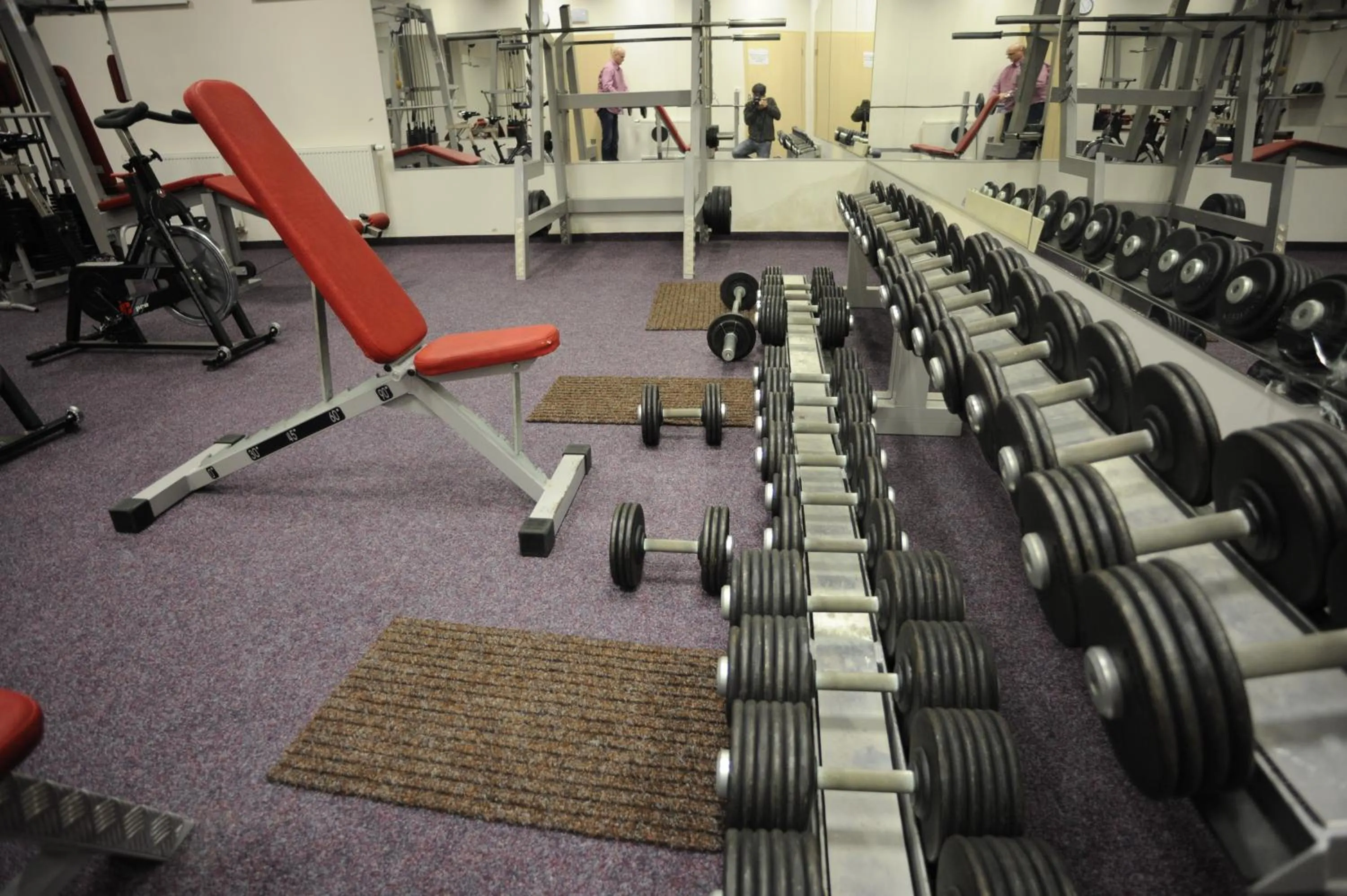 Fitness centre/facilities in Hotel Olympionik