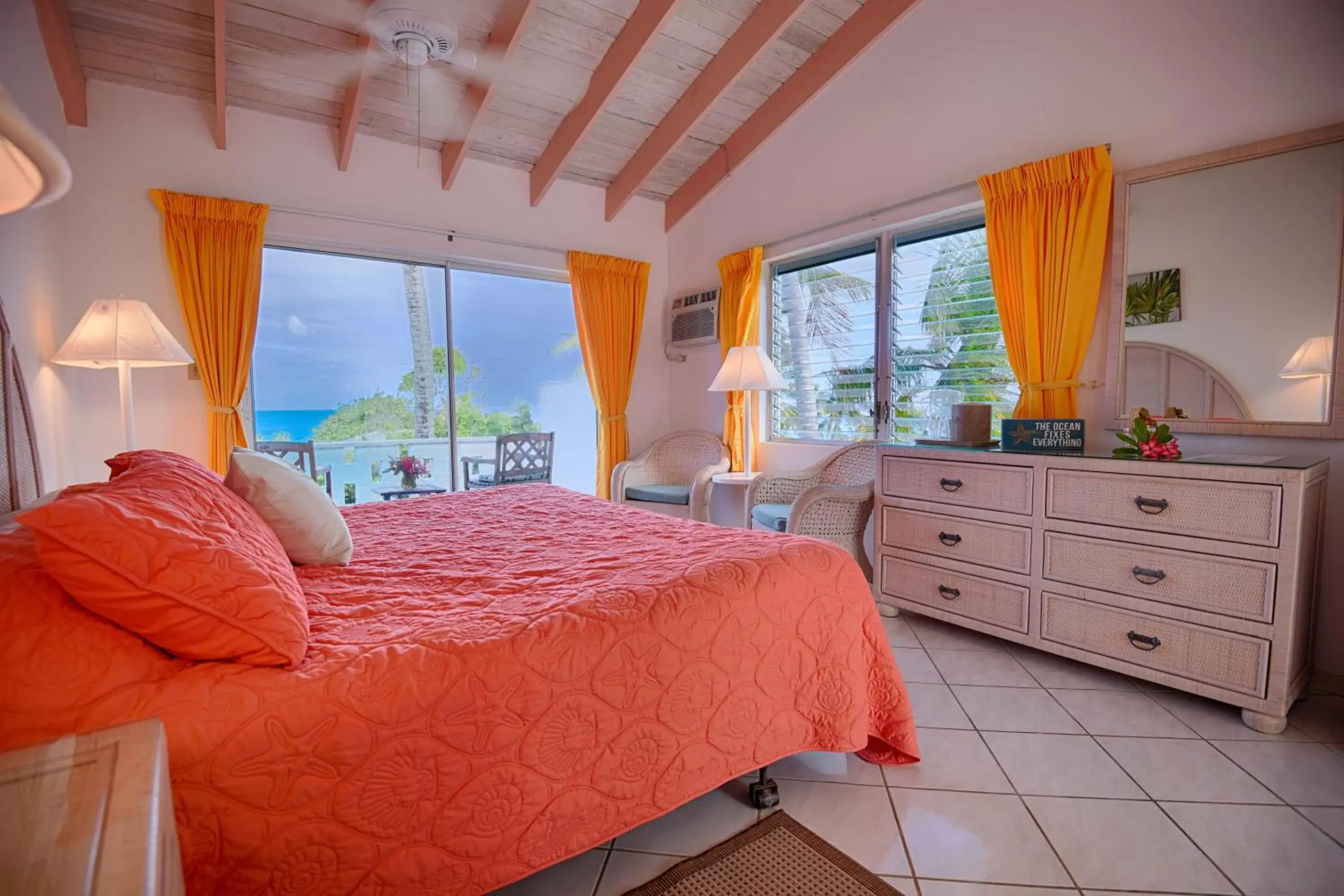 Bed in Stella Maris Resort Club Bed in Stella Maris Resort Club