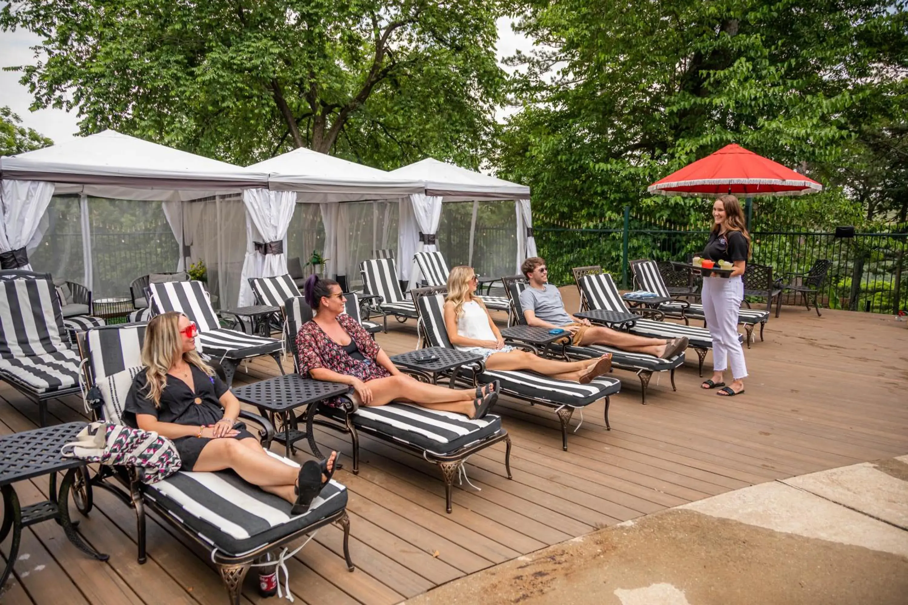 Swimming pool in 1886 Crescent Hotel and Spa Swimming pool in 1886 Crescent Hotel and Spa