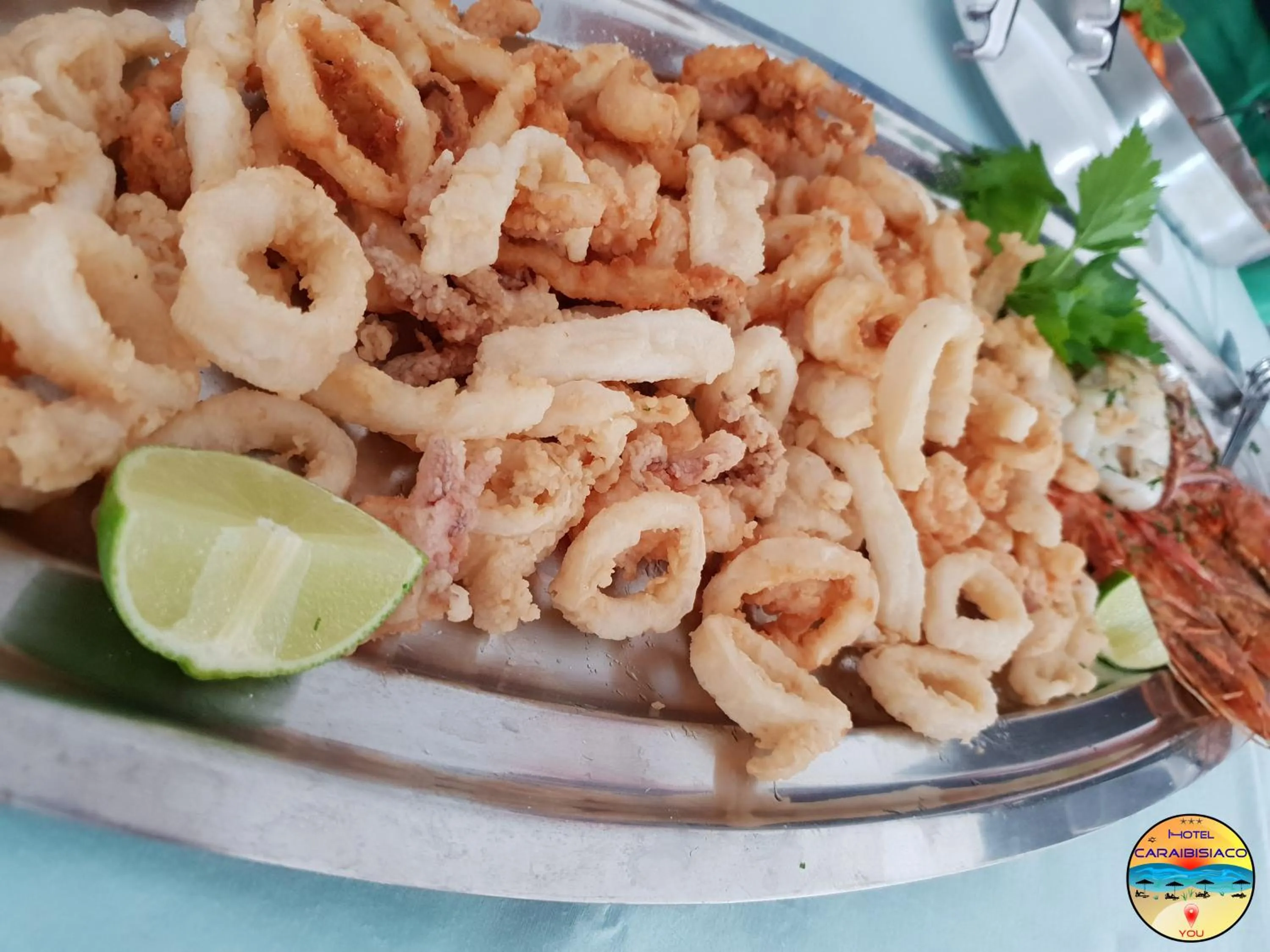 Food close-up in Hotel Caraibisiaco sul mare