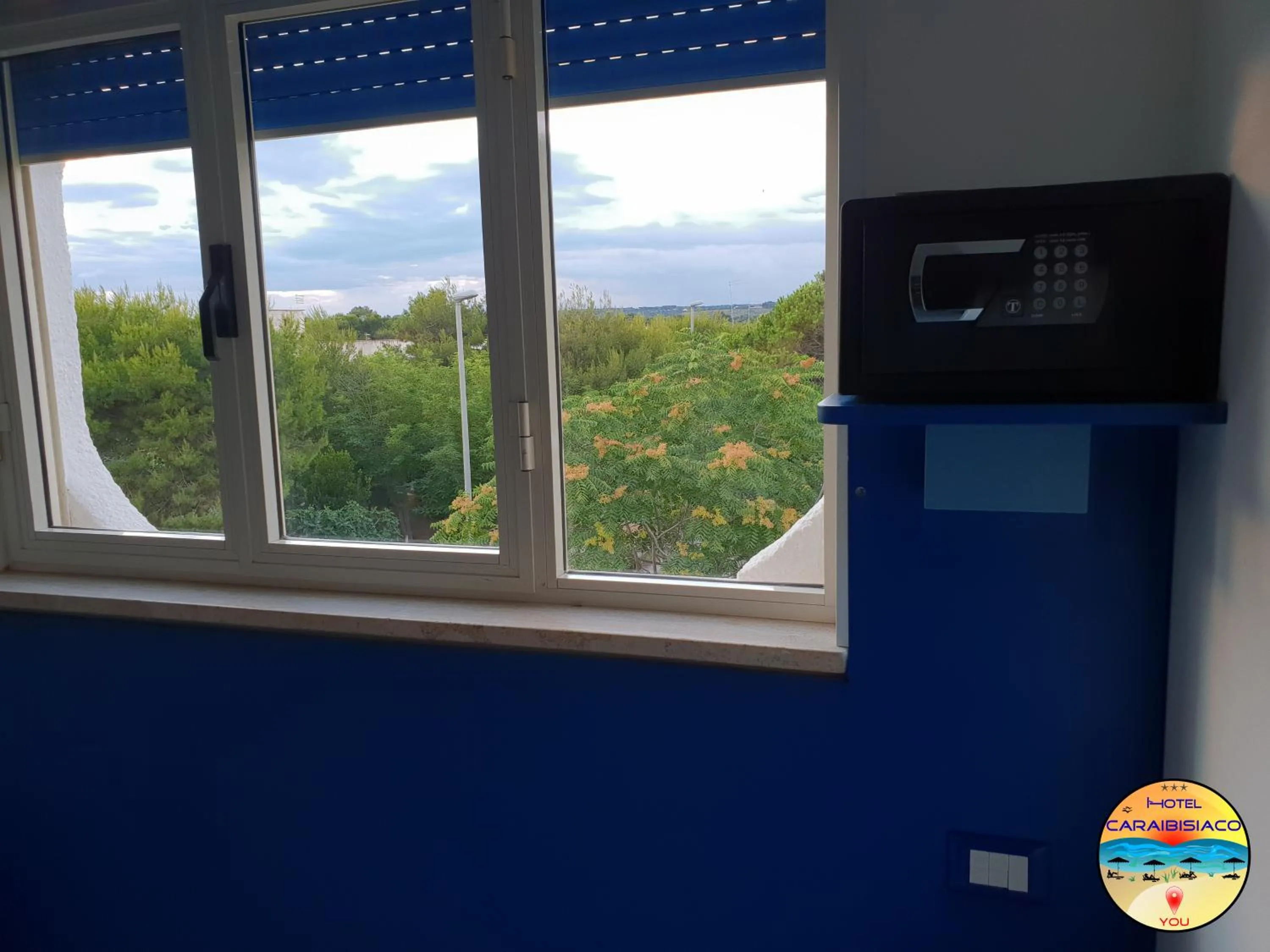 Bed in Hotel Caraibisiaco sul mare