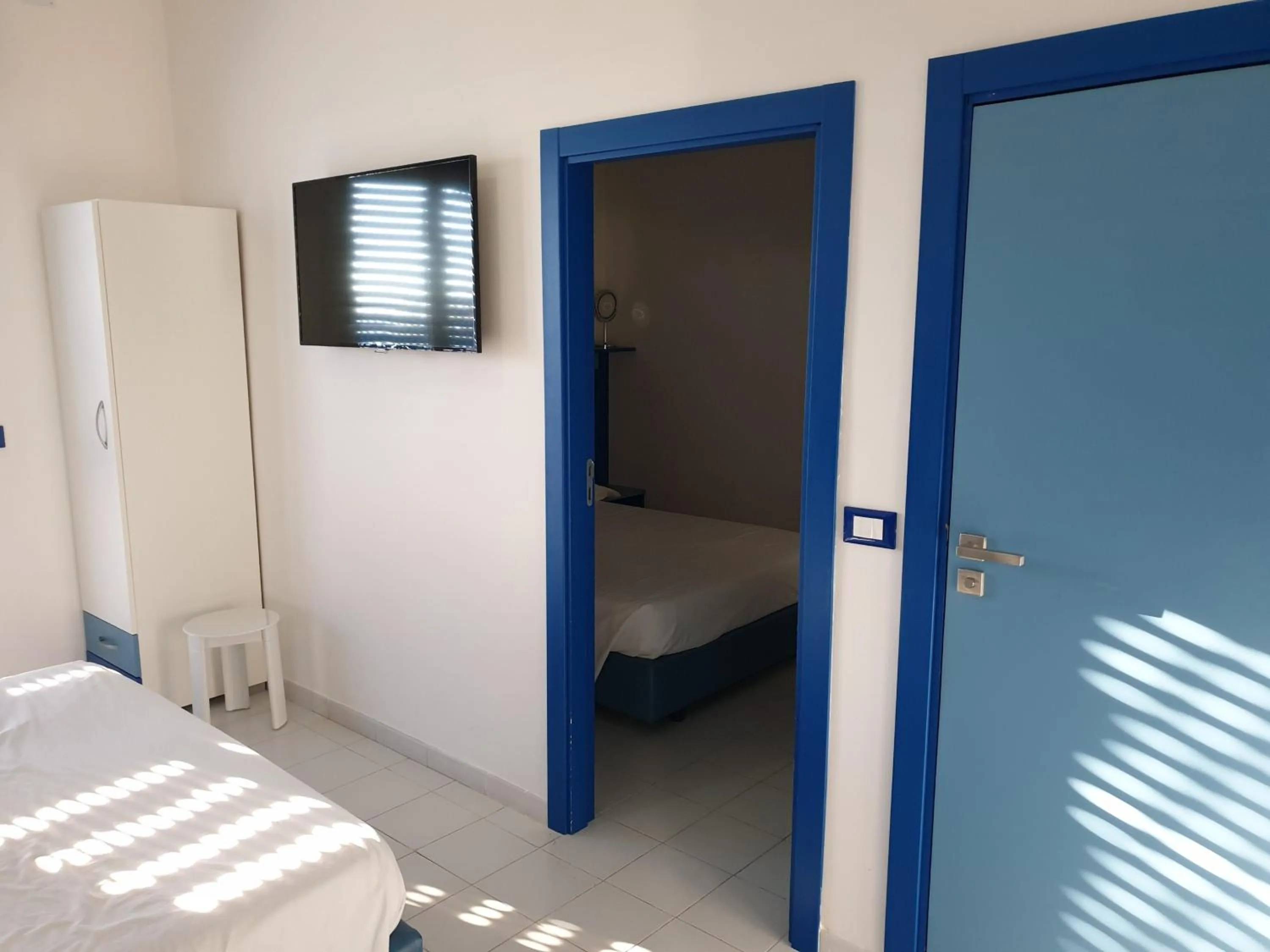 Bed in Hotel Caraibisiaco sul mare