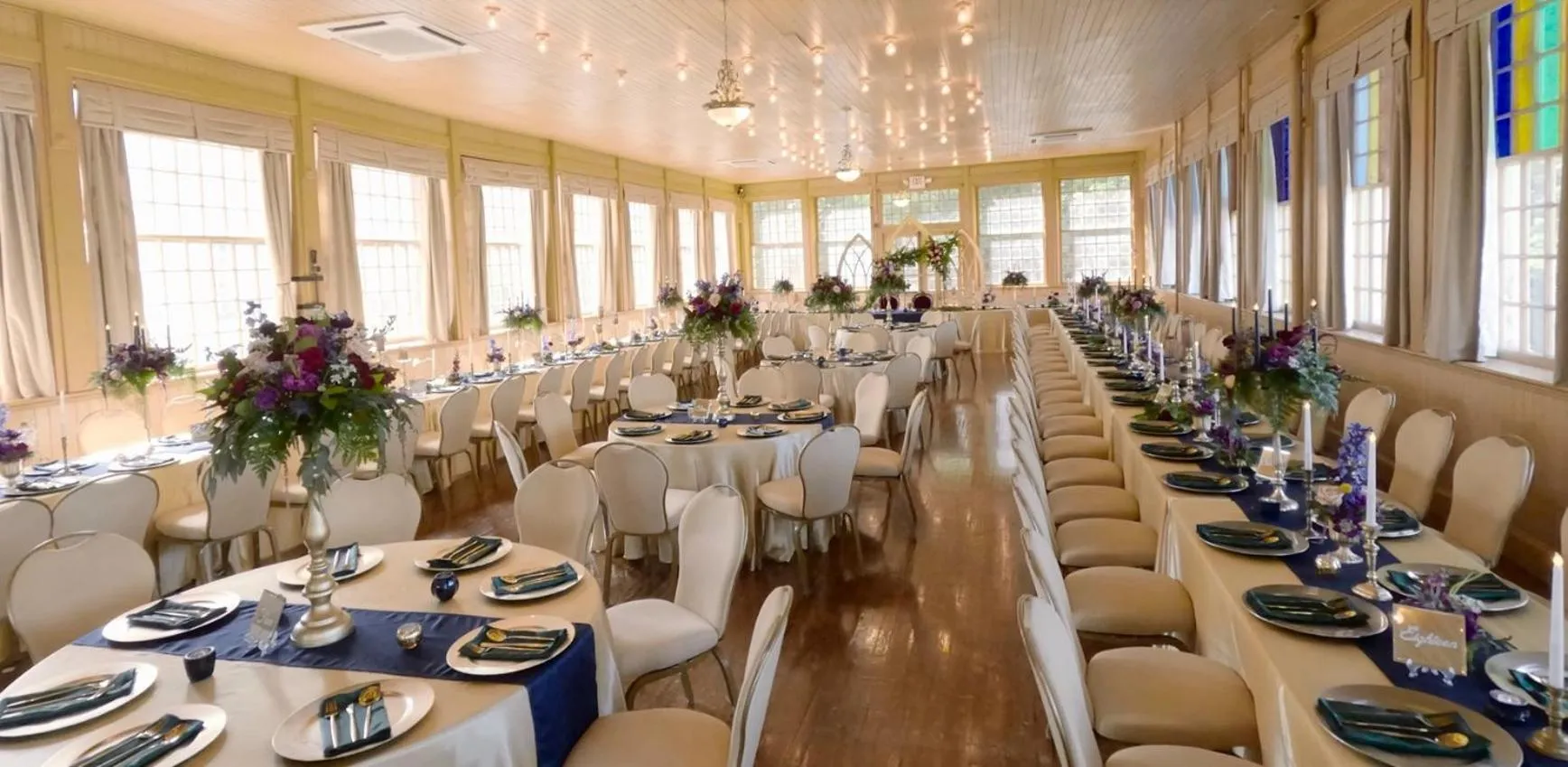 wedding in 1905 Basin Park Hotel