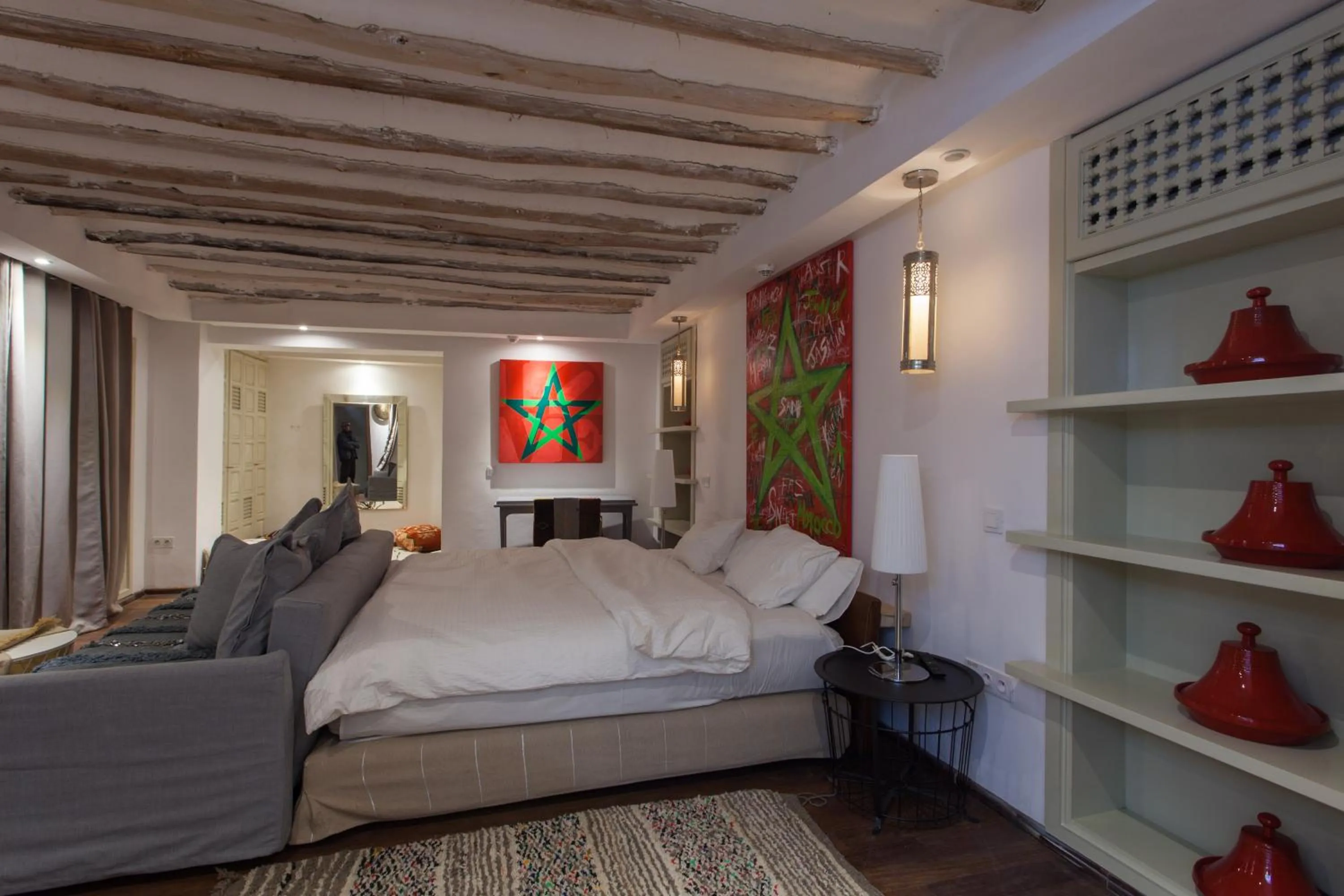 Bedroom, Bed in BCK Art Riad