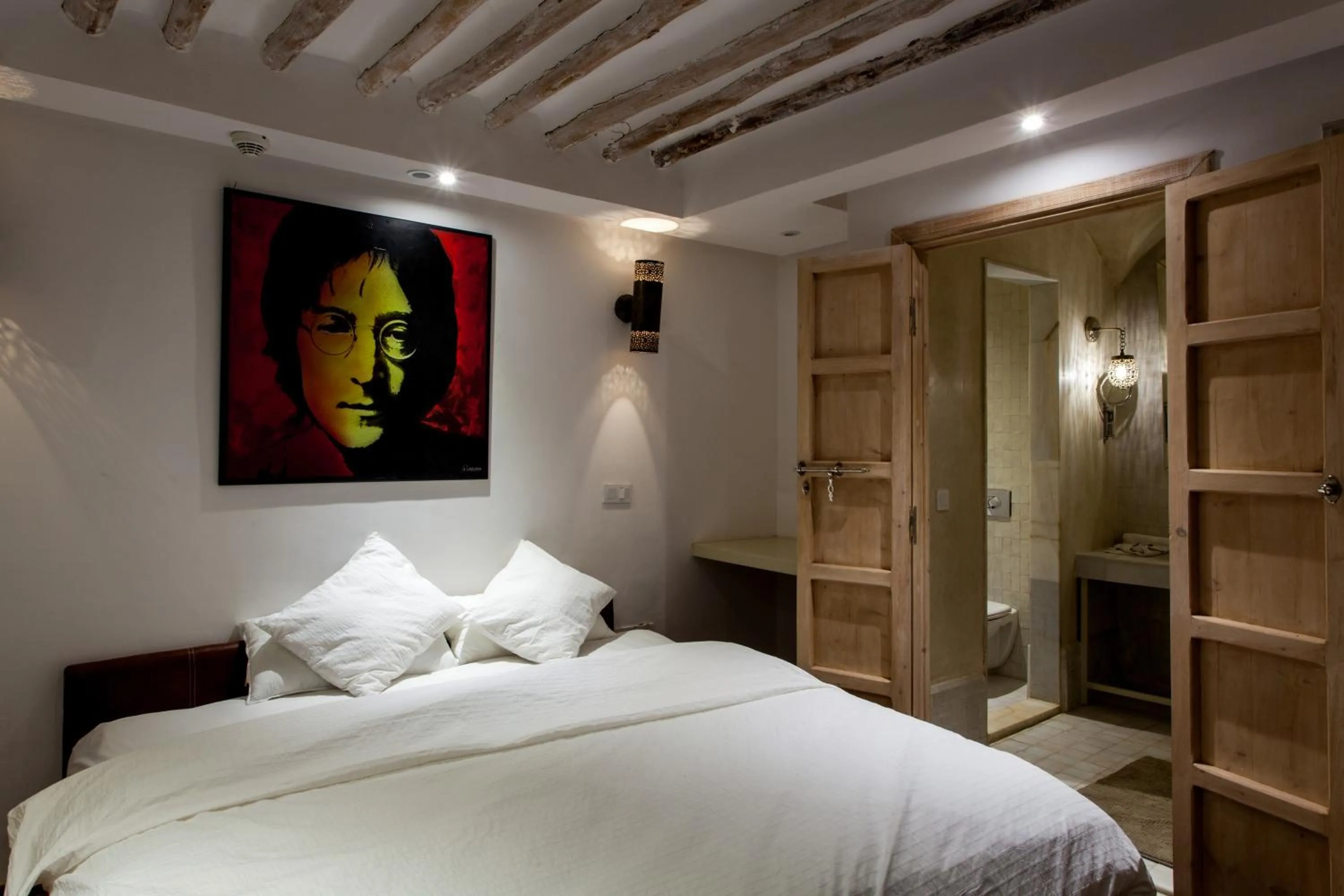 Bedroom, Bed in BCK Art Riad