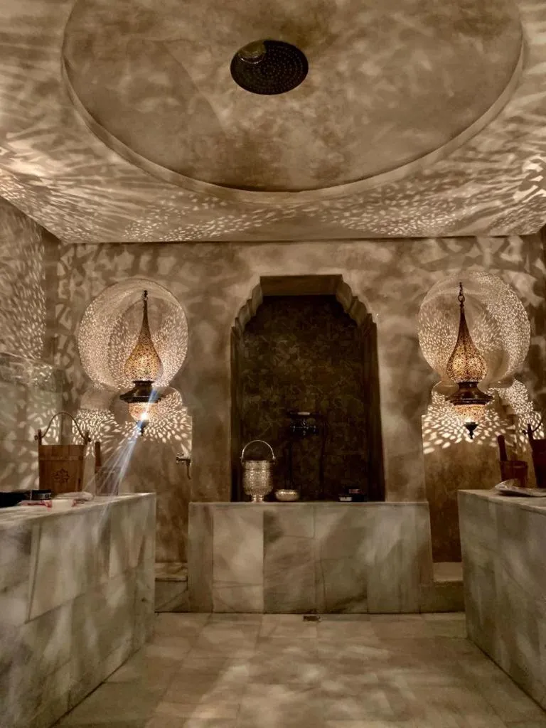 Steam room in BCK Art Riad