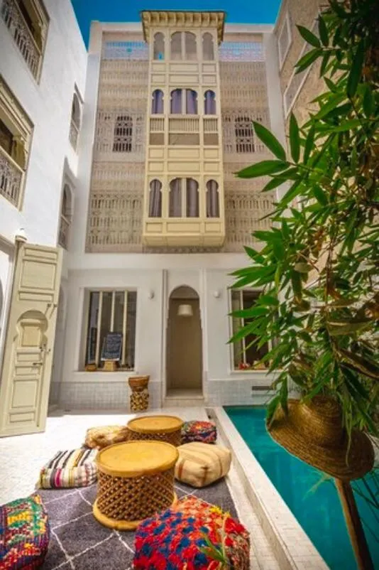 Patio in BCK Art Riad