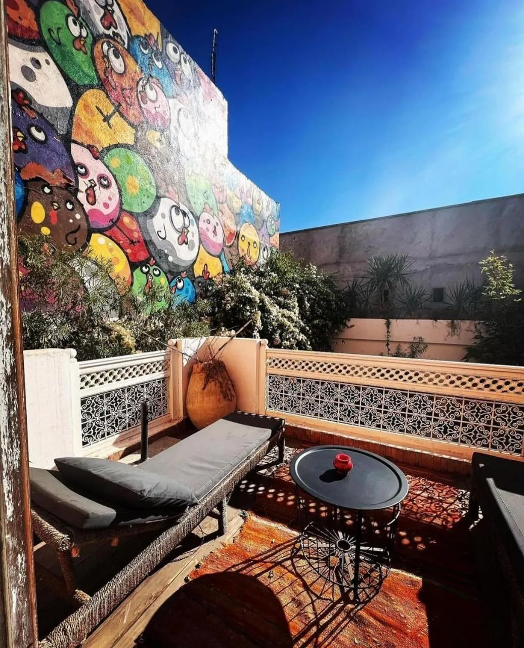 Balcony/Terrace in BCK Art Riad
