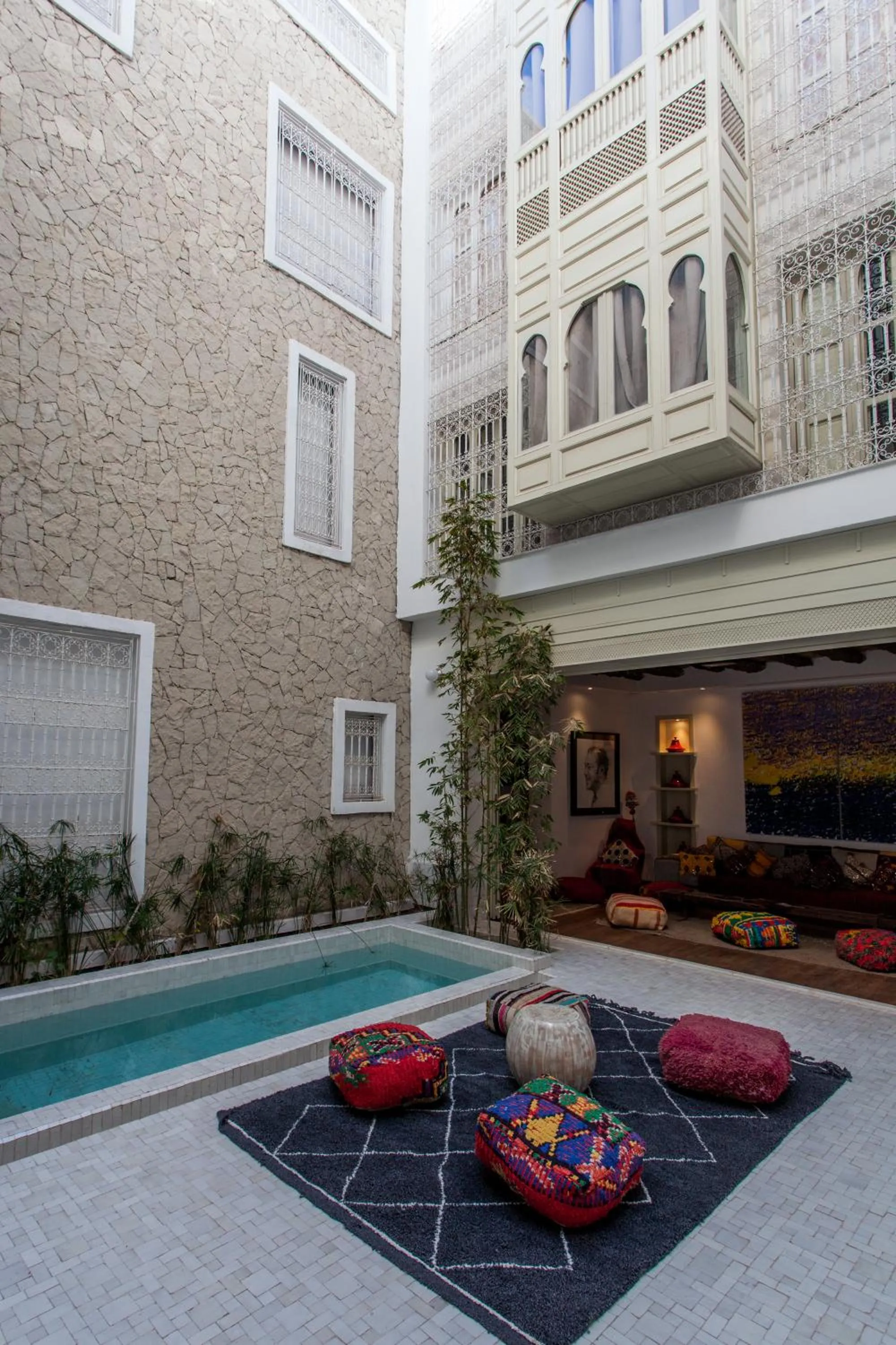 Patio in BCK Art Riad