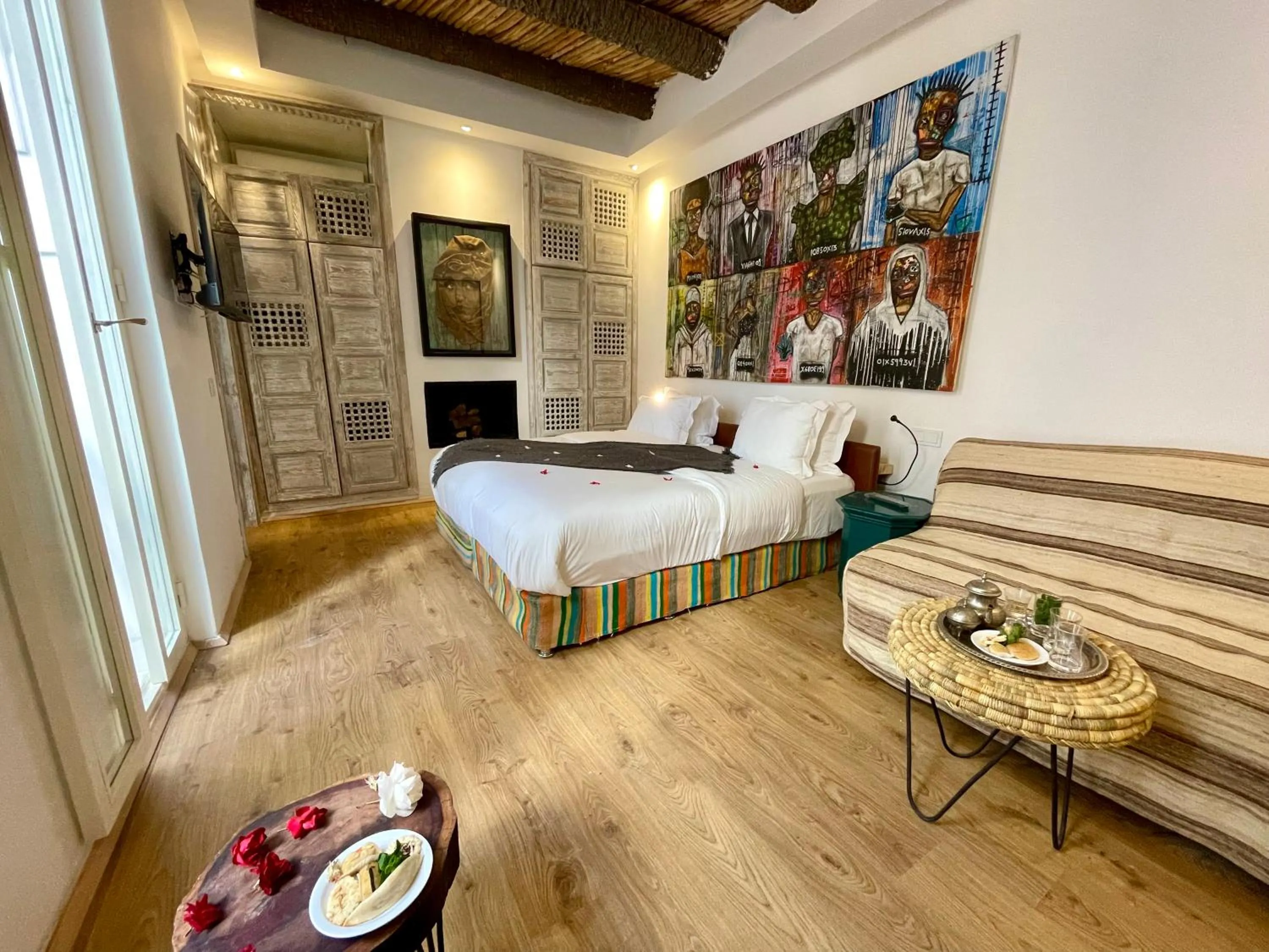 Bedroom, Bed in BCK Art Riad