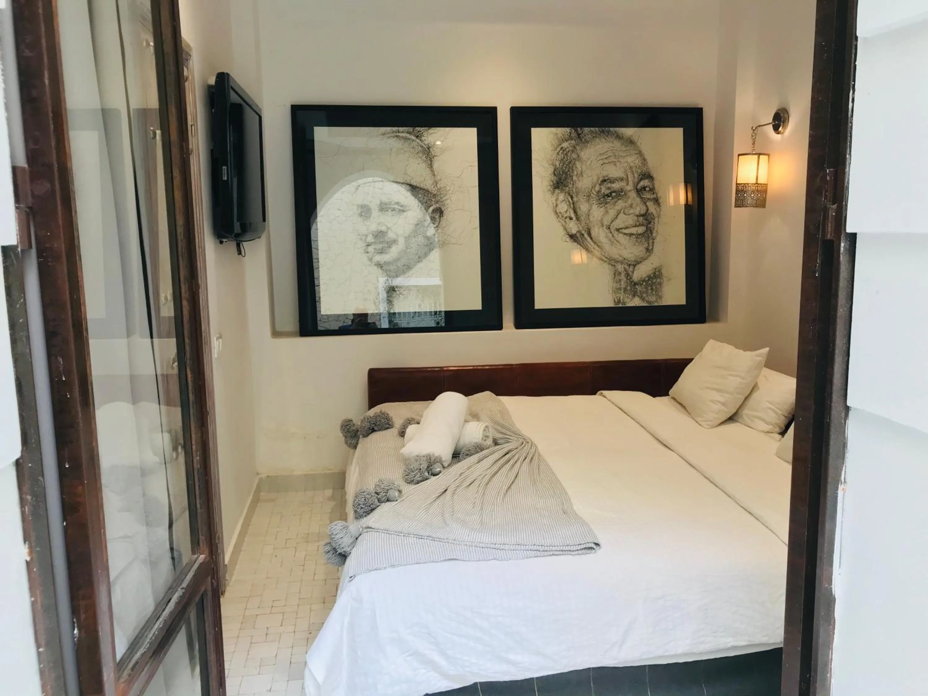 Bedroom, Bed in BCK Art Riad