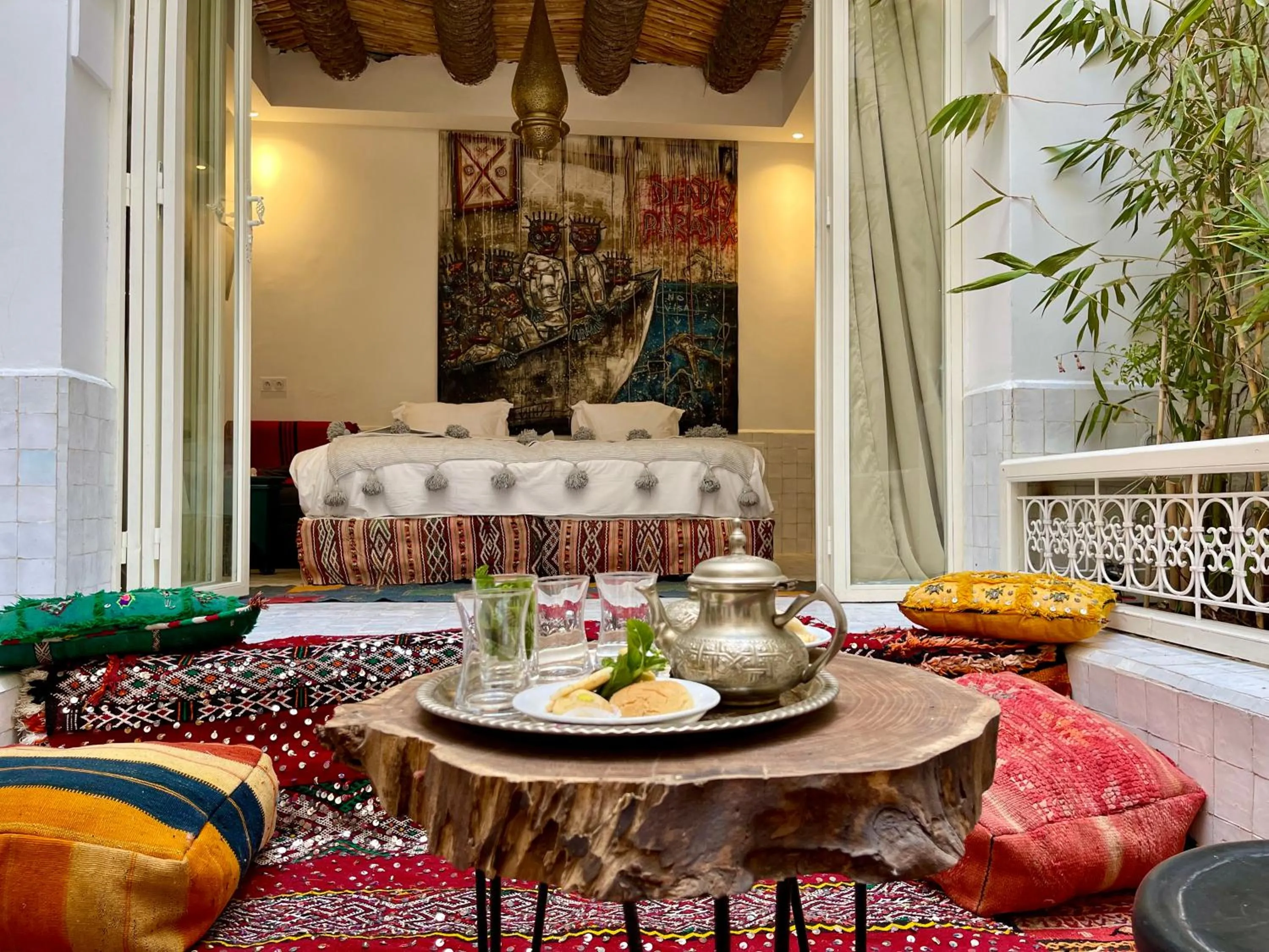 Patio in BCK Art Riad