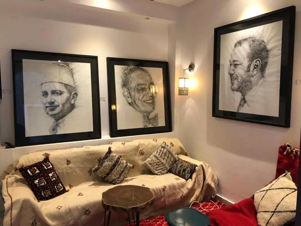 Living room in BCK Art Riad