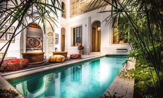 Swimming pool in BCK Art Riad