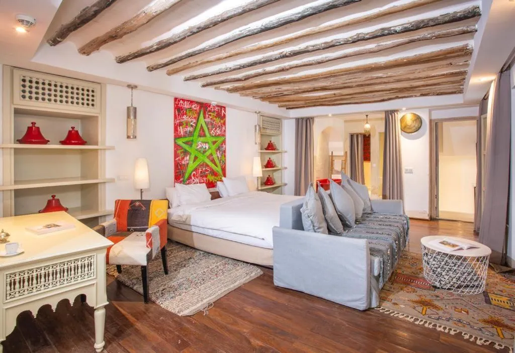 Bed in BCK Art Riad
