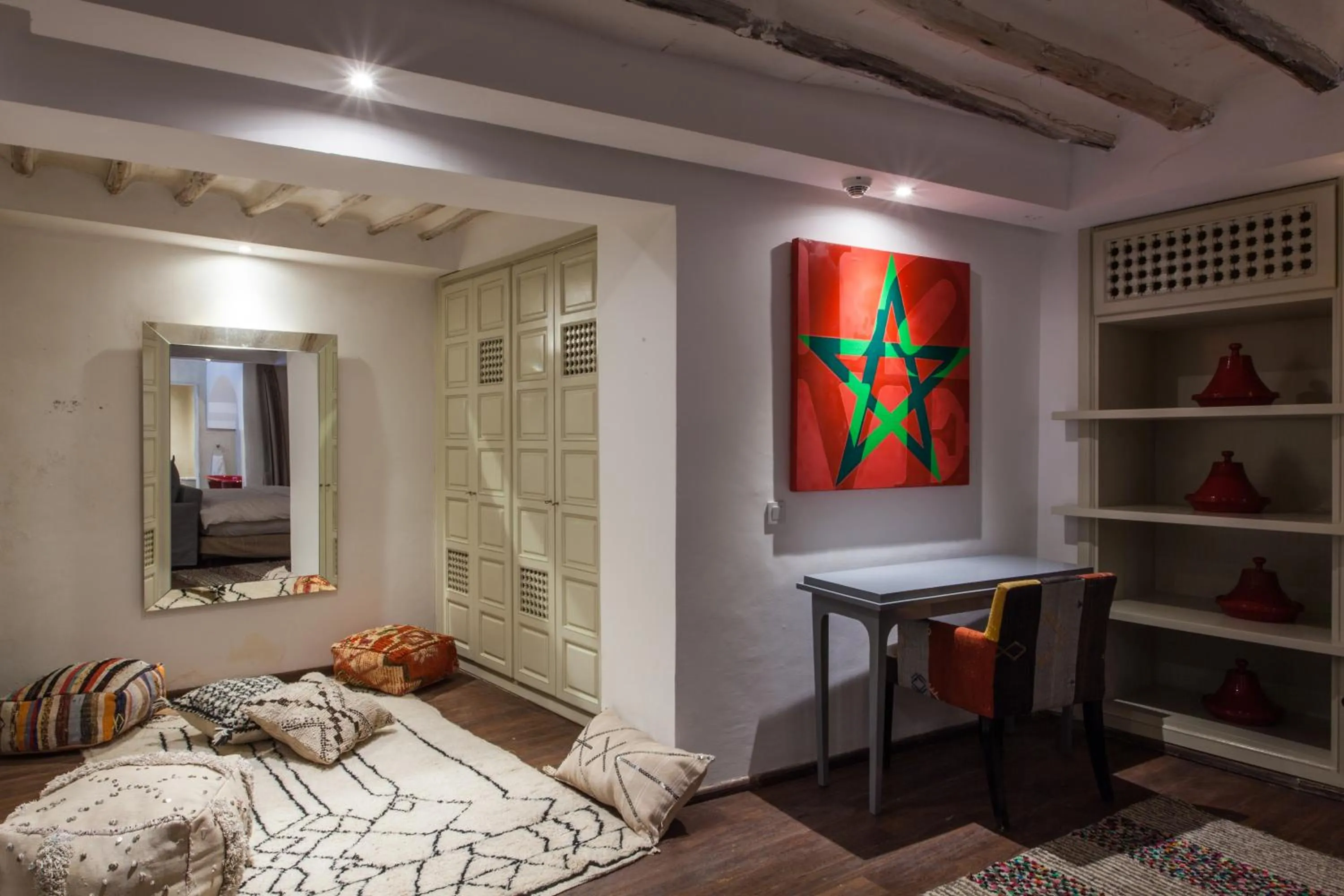 Living room, Bed in BCK Art Riad