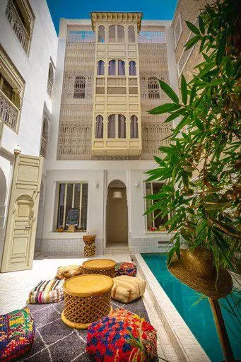 Patio in BCK Art Riad