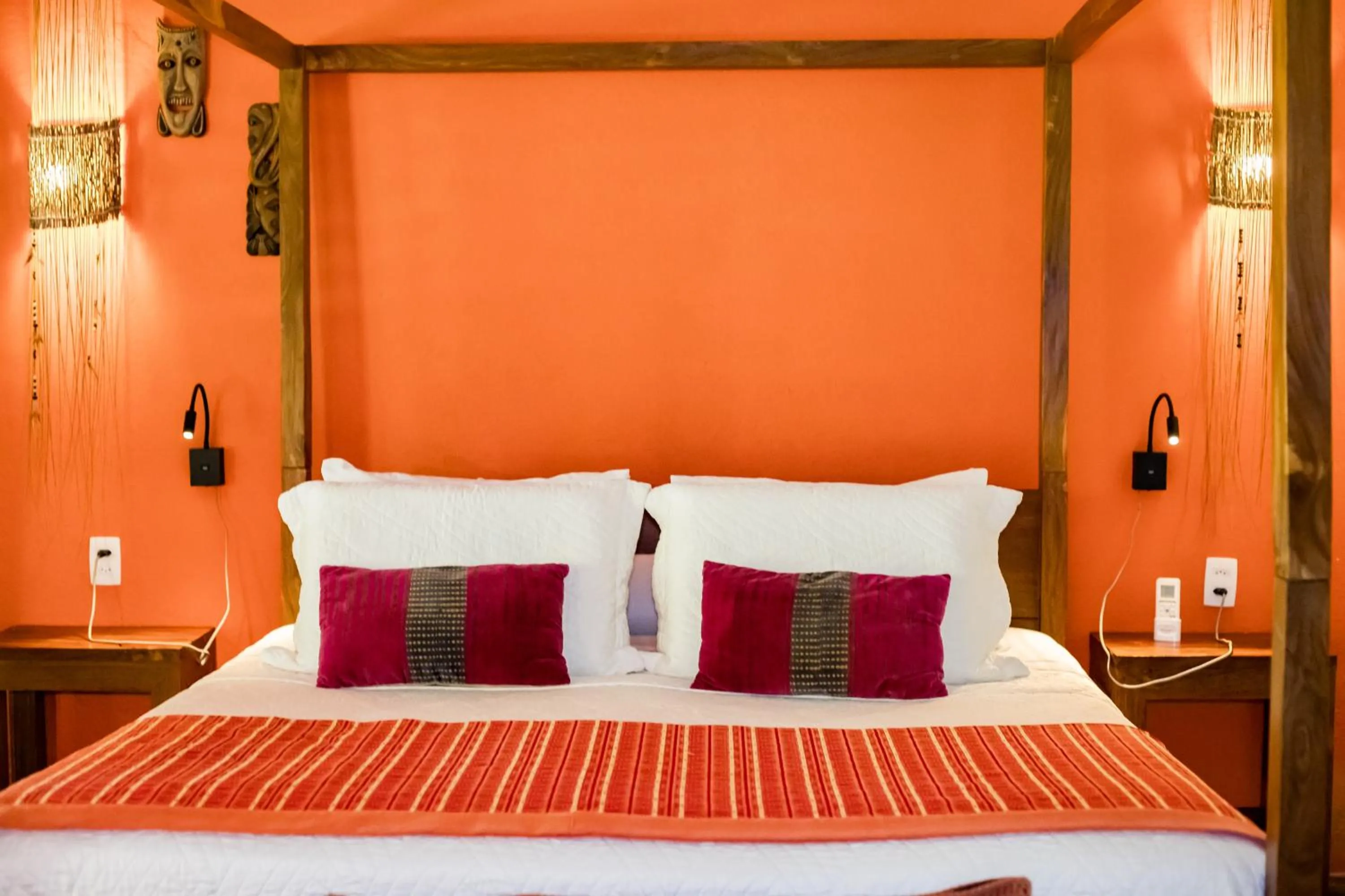 Bed in Villa Côté Sud Pousada De Charme - Pé na Areia