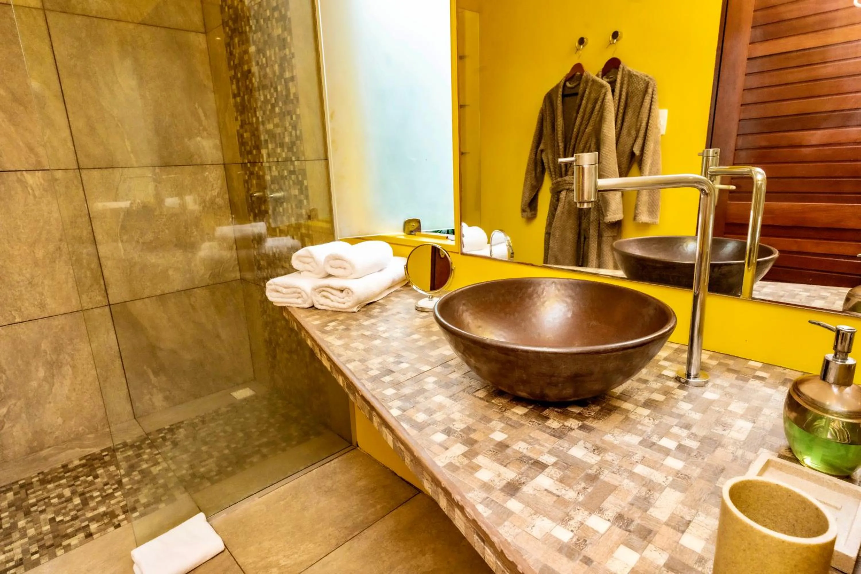 Bathroom in Villa Côté Sud Pousada De Charme - Pé na Areia