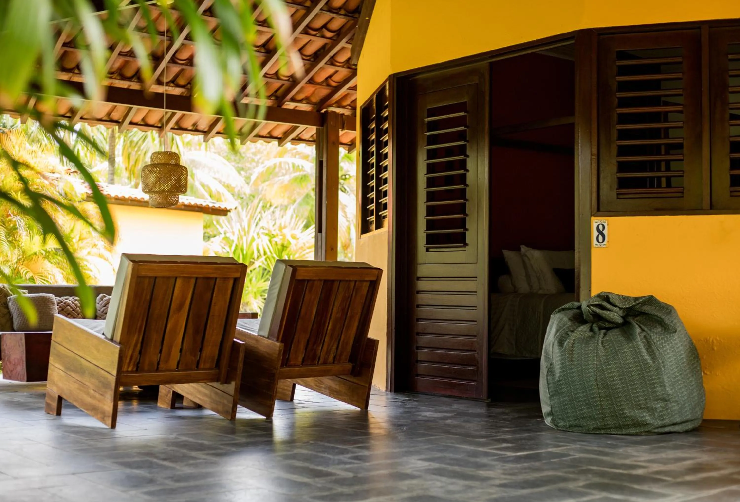 Patio in Villa Côté Sud Pousada De Charme - Pé na Areia