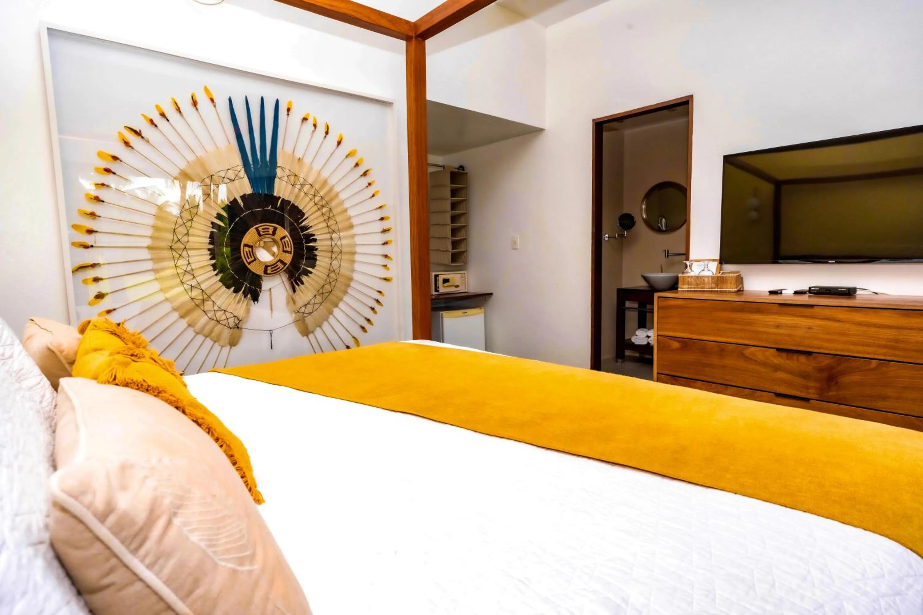 Bed in Villa Côté Sud Pousada De Charme - Pé na Areia