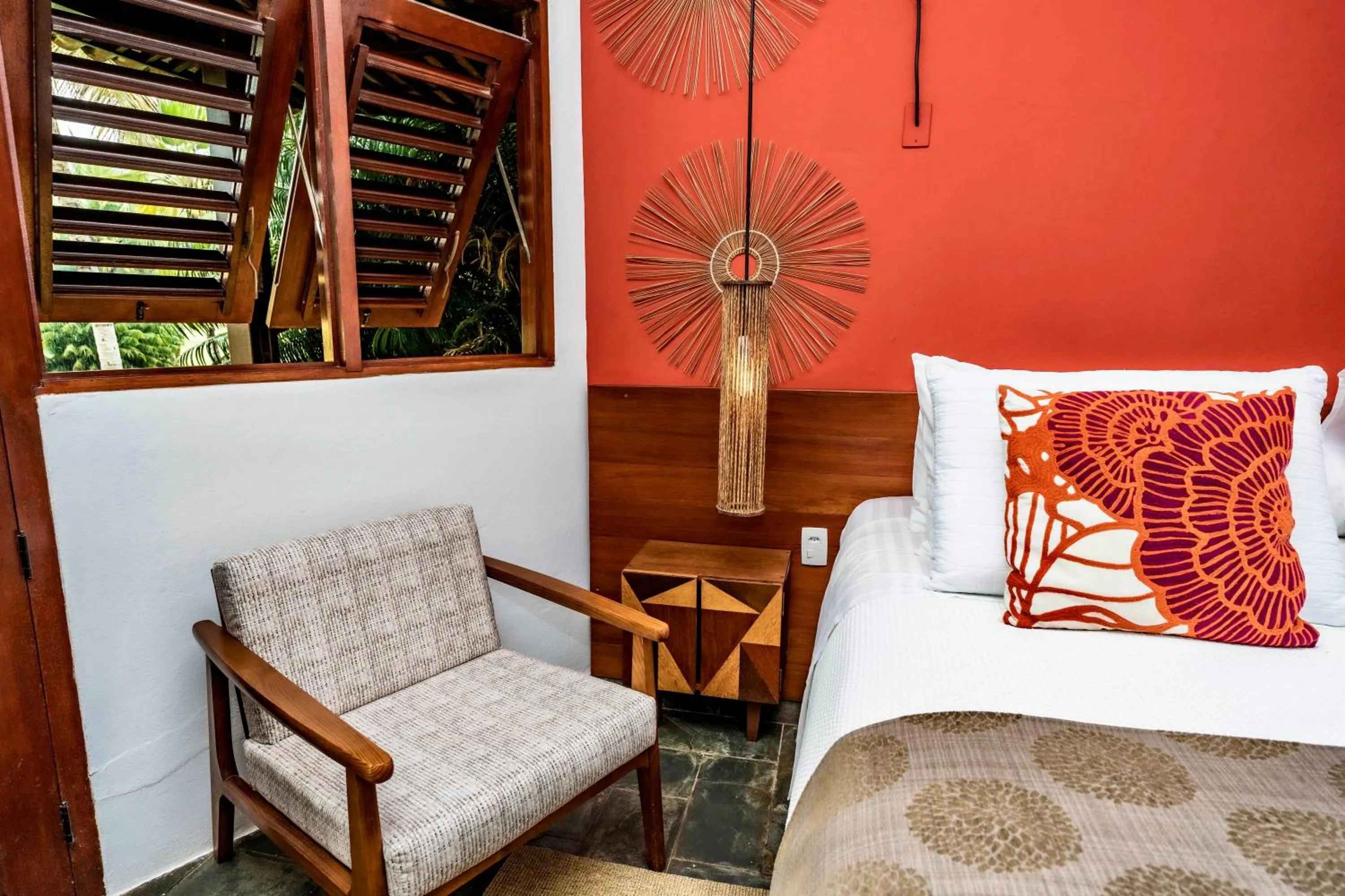 Bed in Villa Côté Sud Pousada De Charme - Pé na Areia
