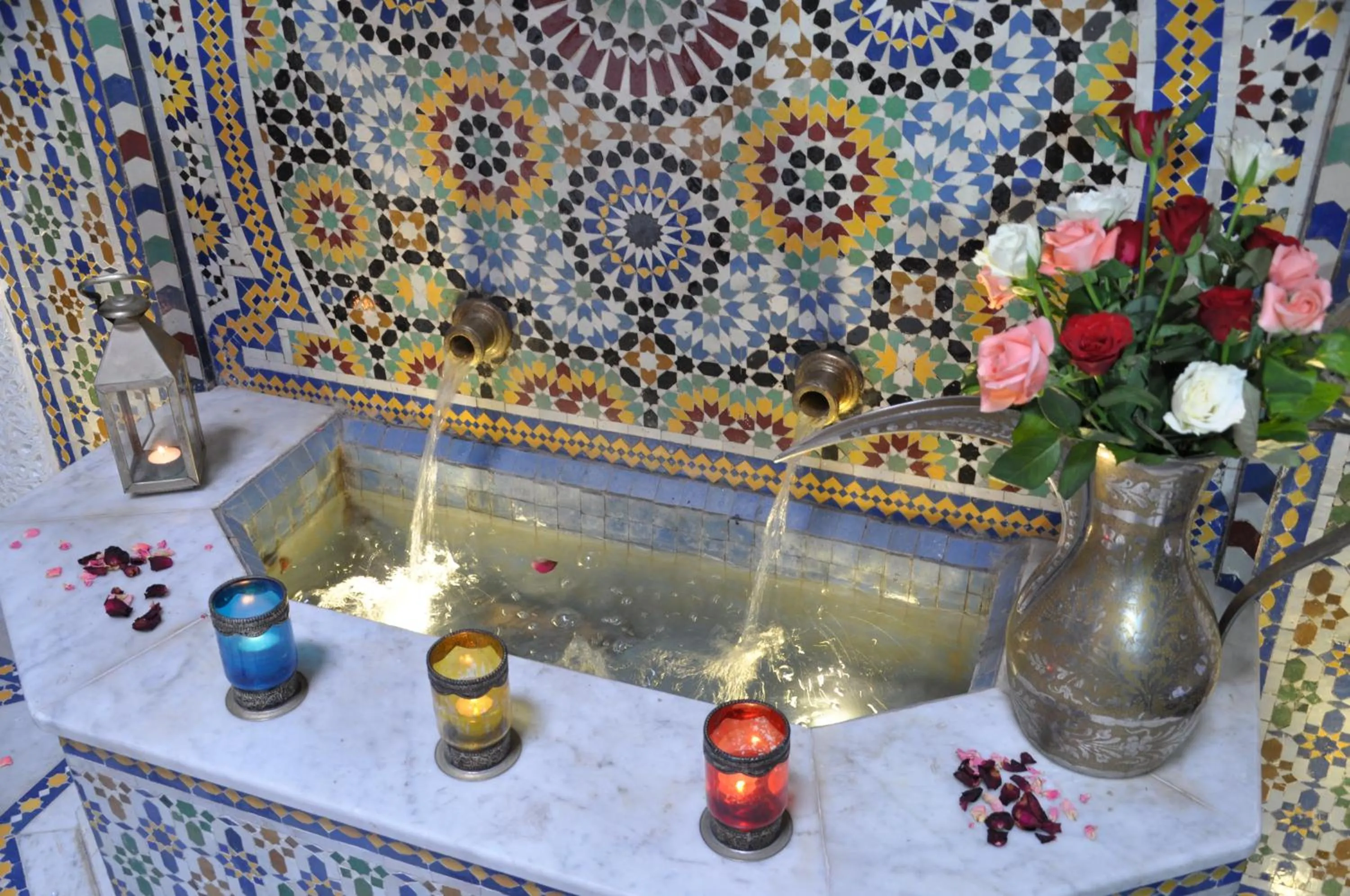 Decorative detail in Riad Adarissa