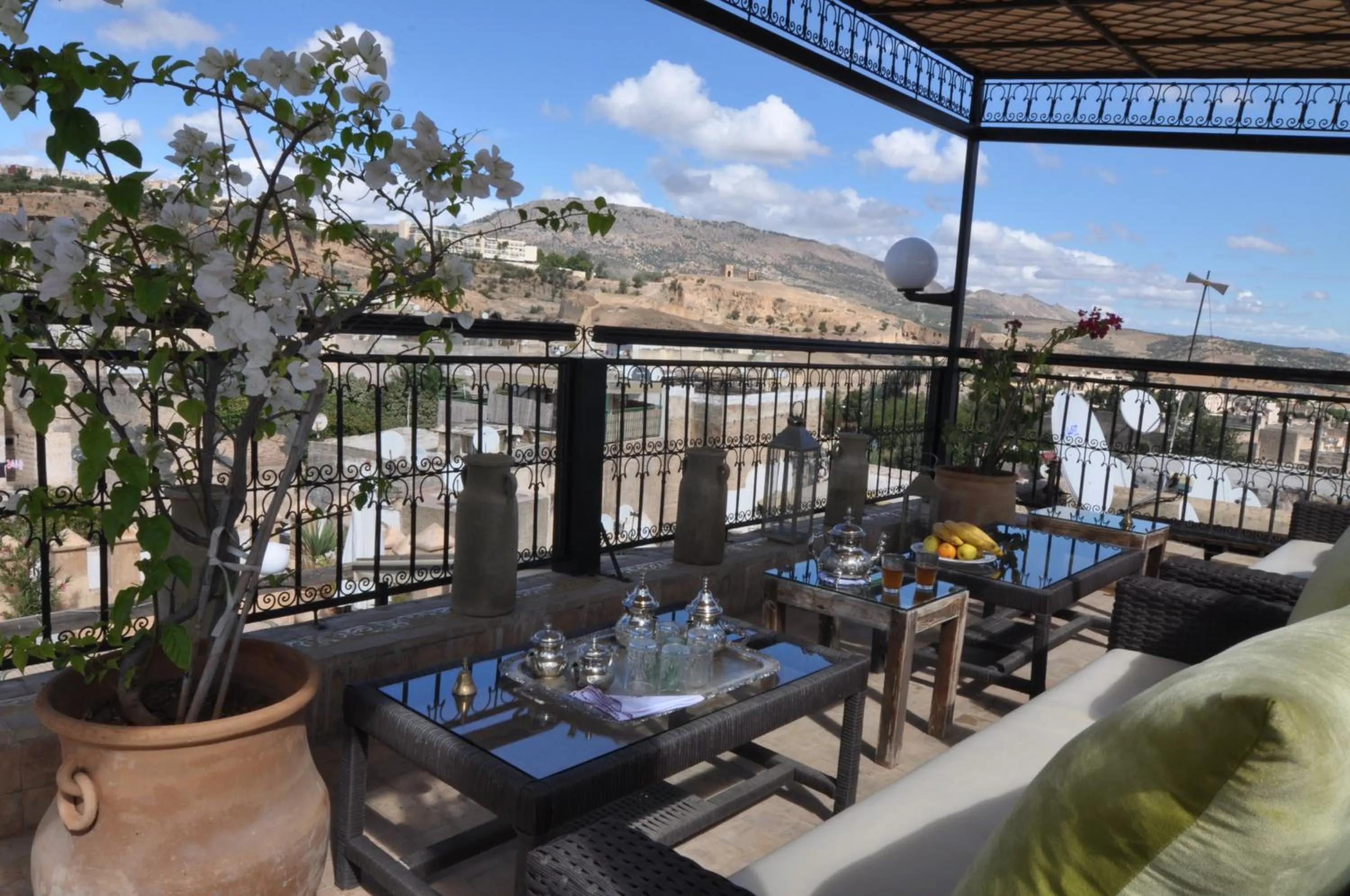 Balcony/Terrace in Riad Adarissa