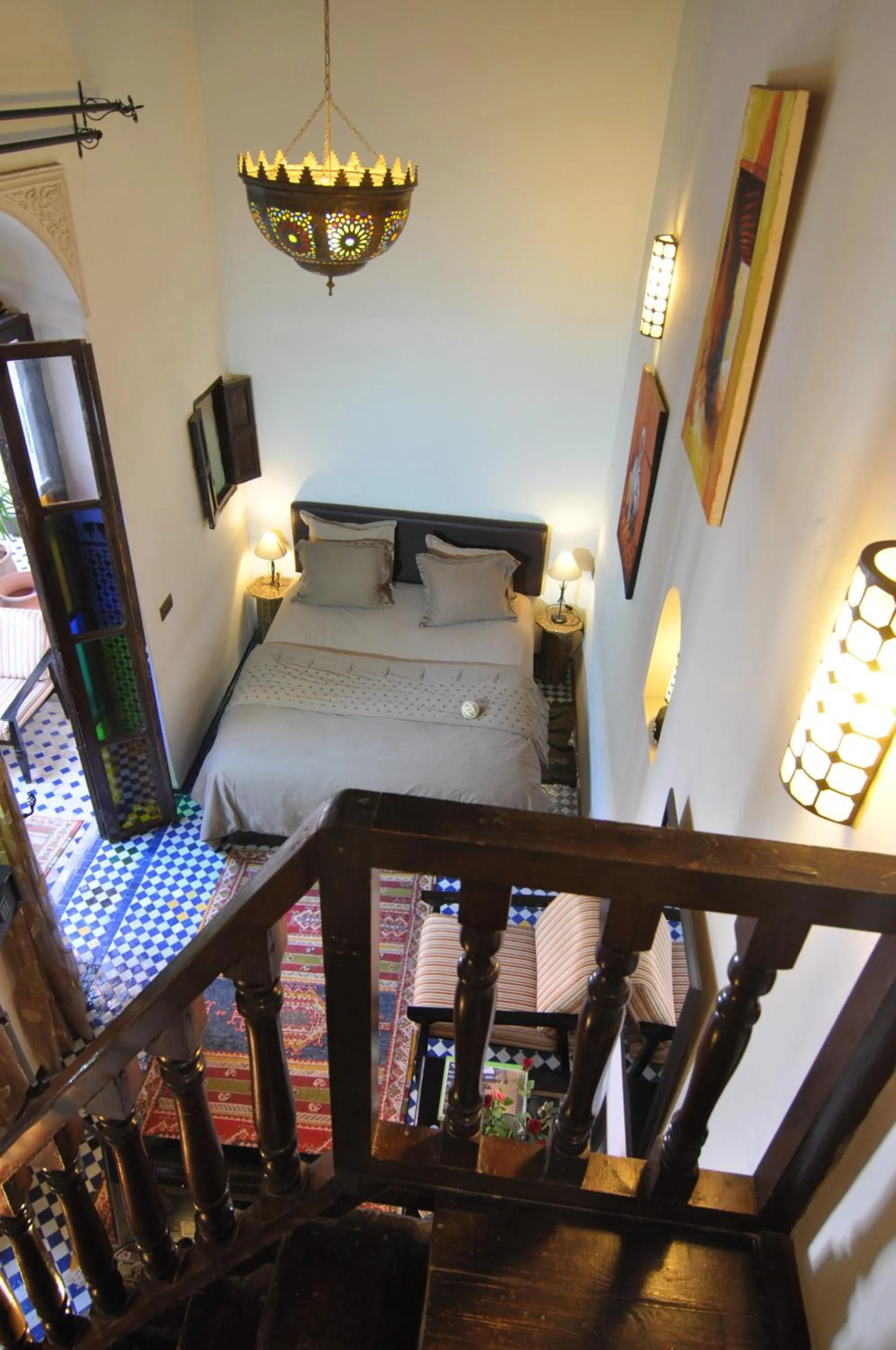 Bed in Riad Adarissa