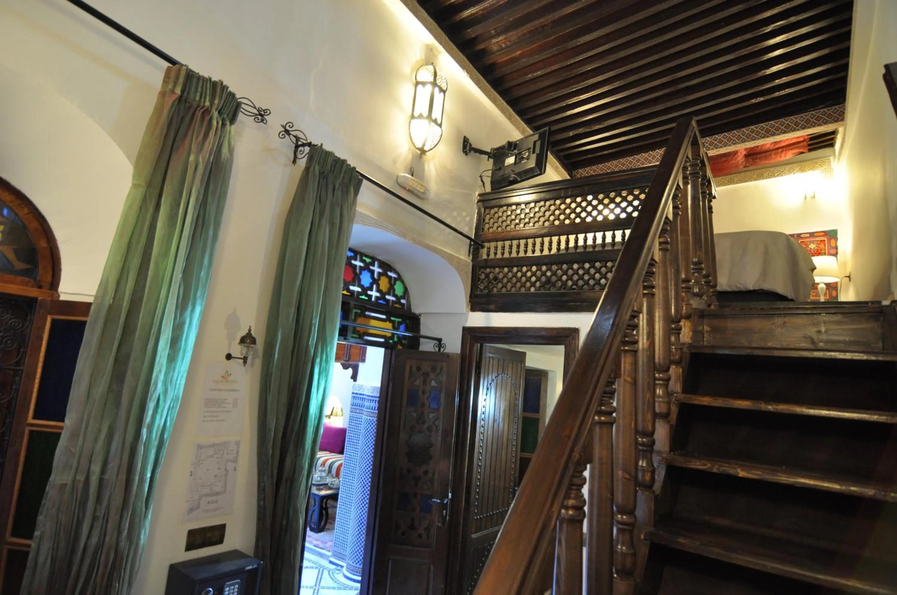 Decorative detail in Riad Adarissa