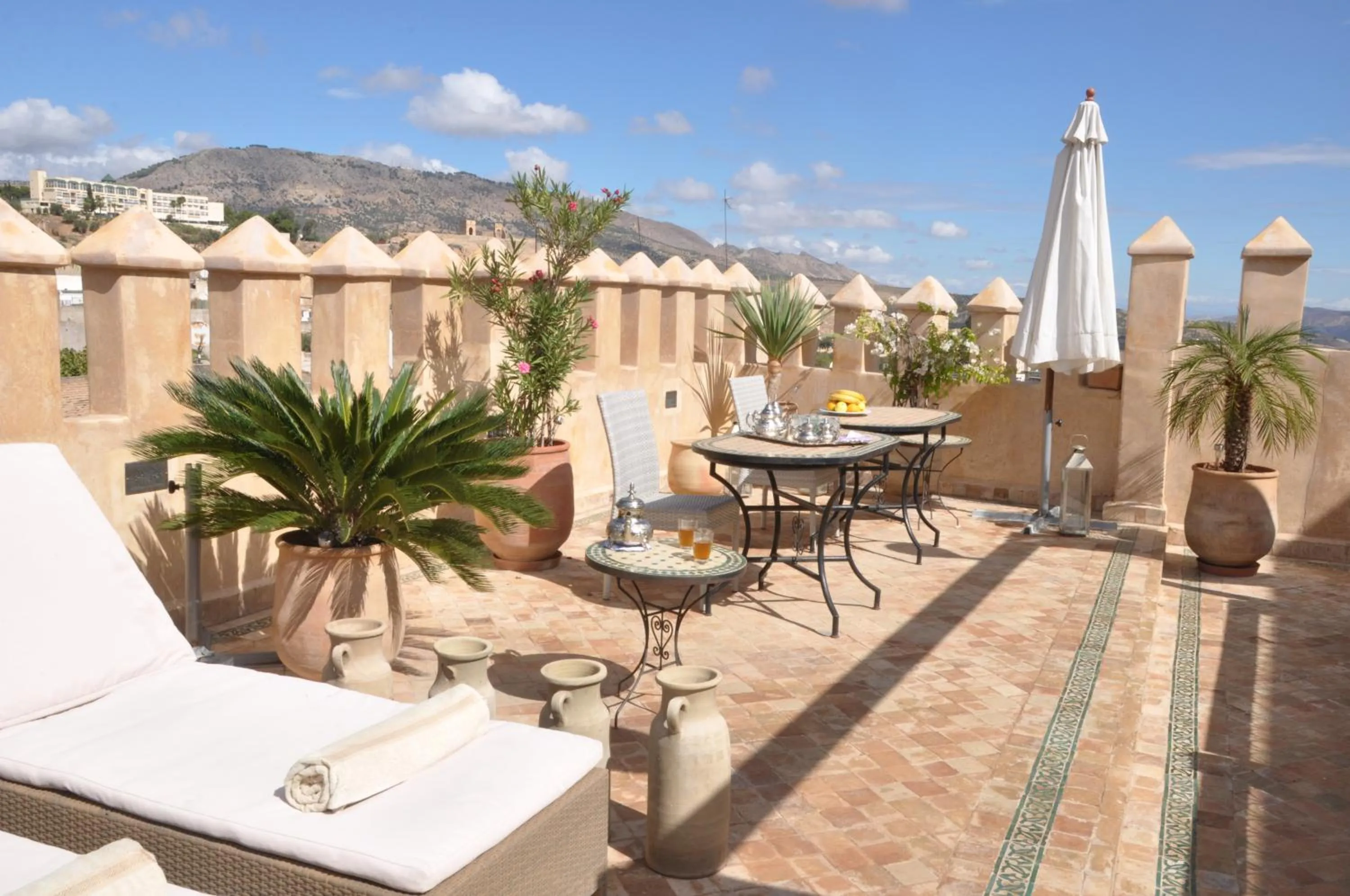Balcony/Terrace in Riad Adarissa