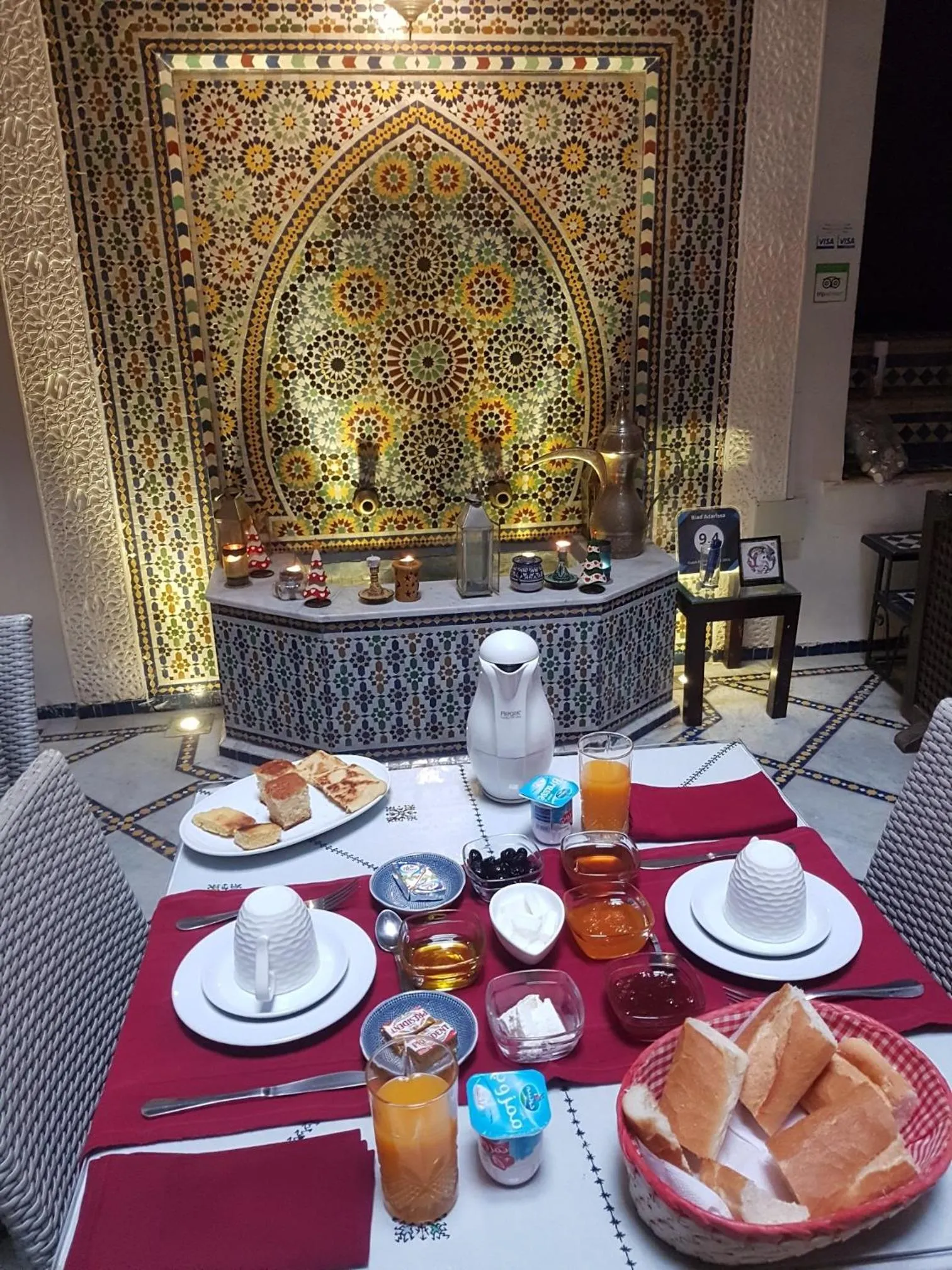 Breakfast in Riad Adarissa