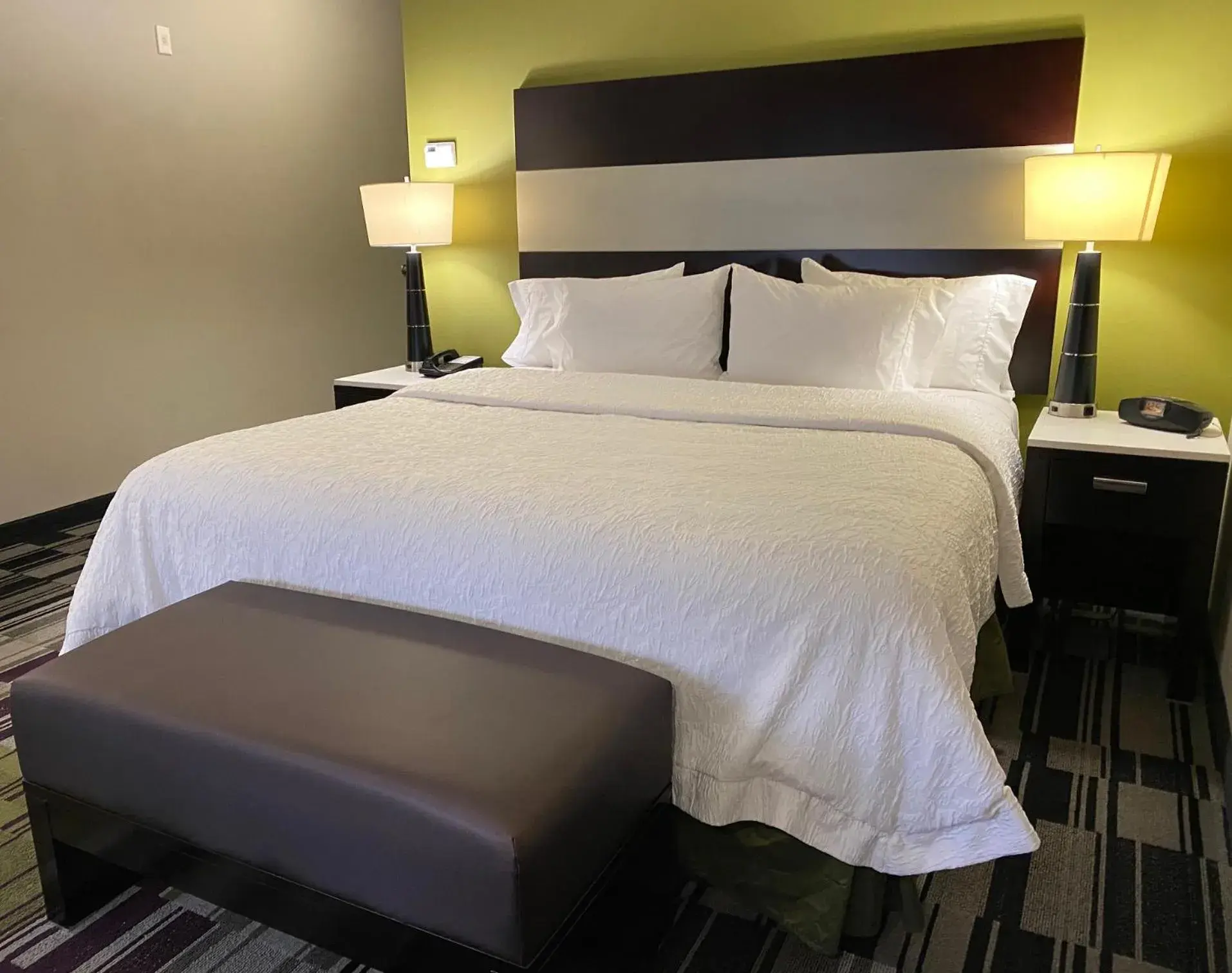 Bed in Hampton Inn by Hilton Leesville Fort Johnson Bed in Hampton Inn by Hilton Leesville Fort Johnson
