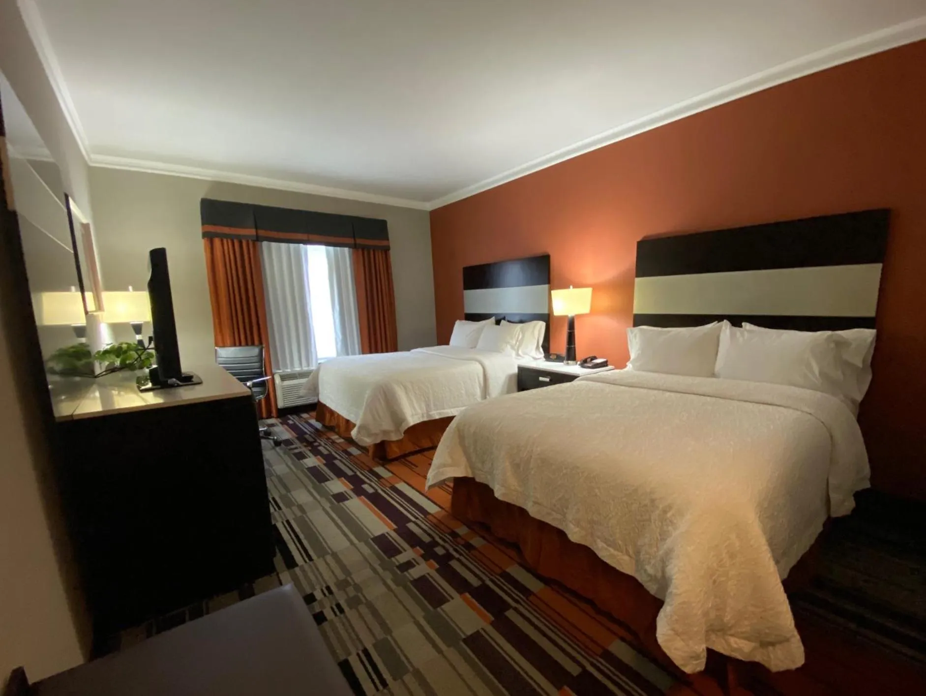 Bed in Hampton Inn by Hilton Leesville Fort Johnson