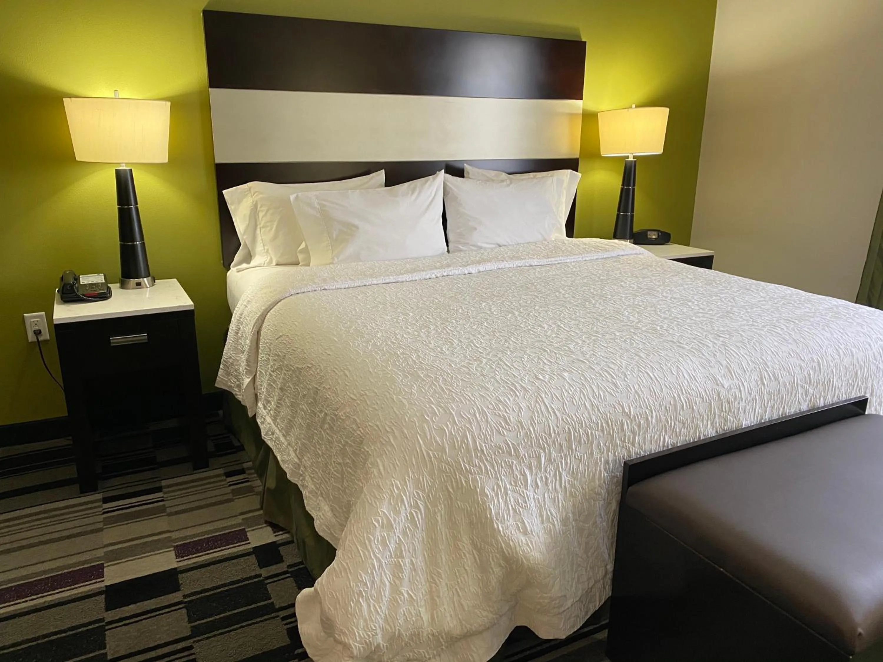 Bed in Hampton Inn by Hilton Leesville Fort Johnson