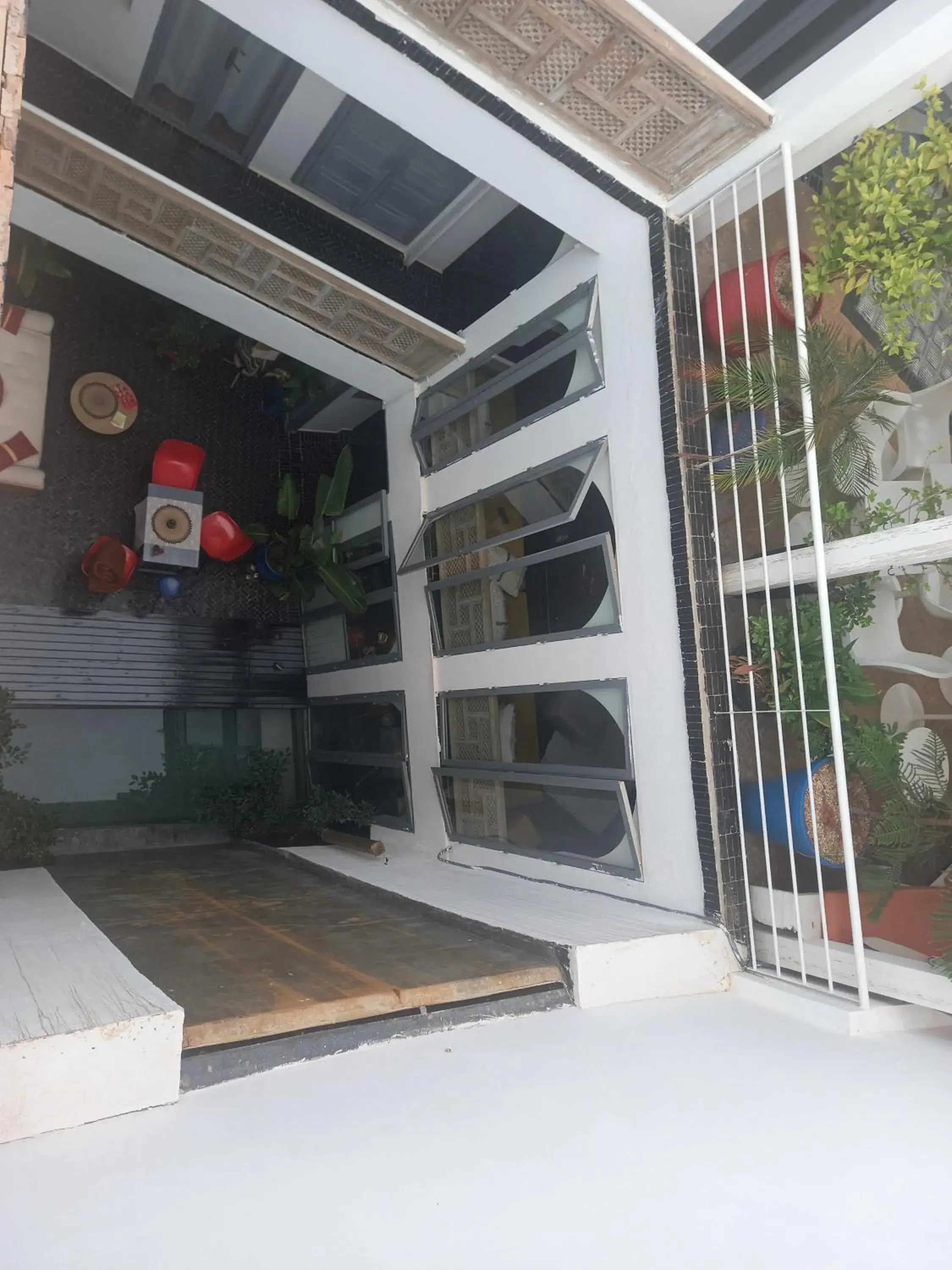 Inner courtyard view in Riad Les Jardins des Lilas Inner courtyard view in Riad Les Jardins des Lilas