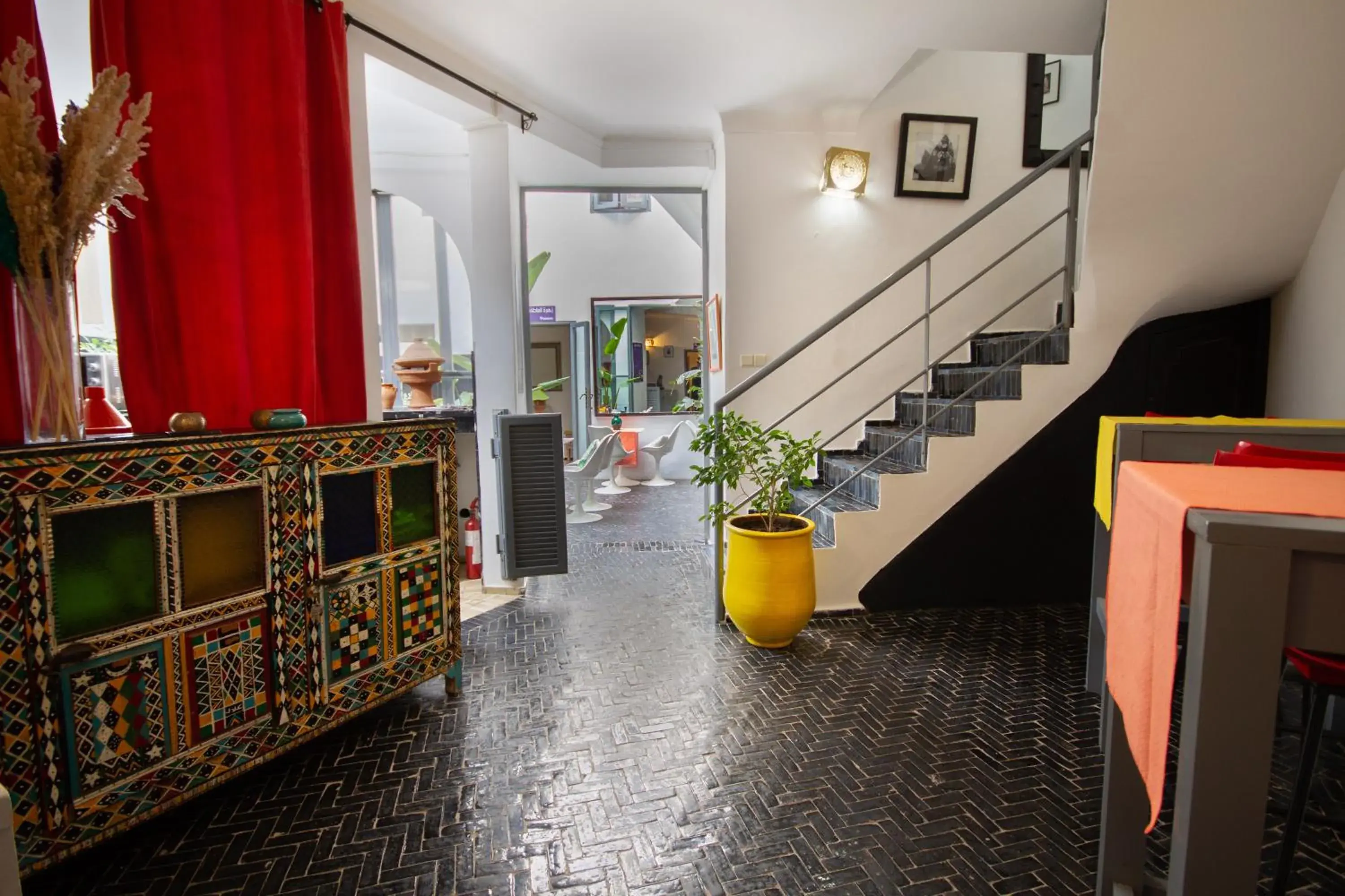 Lobby or reception in Riad Les Jardins des Lilas Lobby or reception in Riad Les Jardins des Lilas