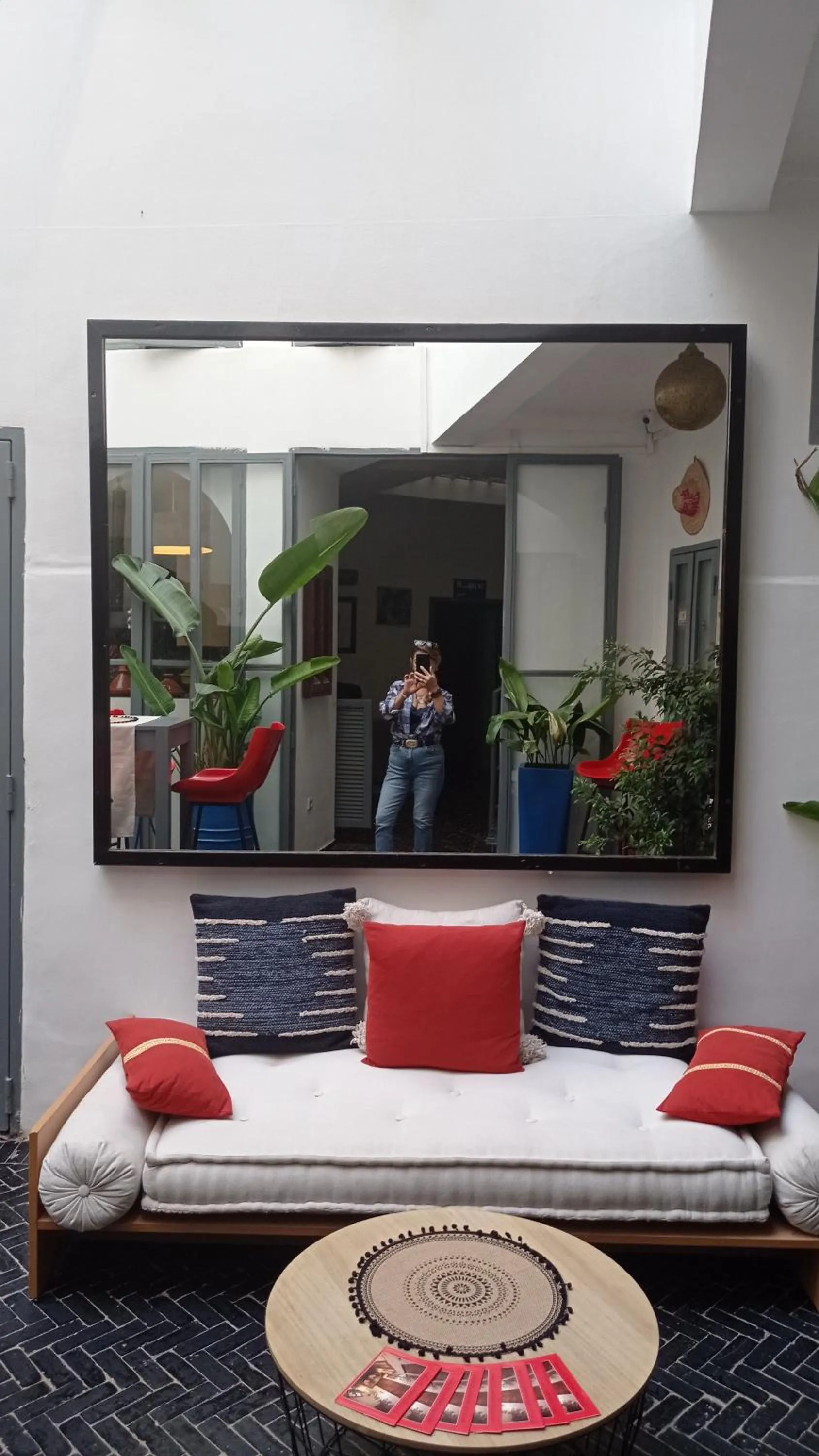 Seating area in Riad Les Jardins des Lilas