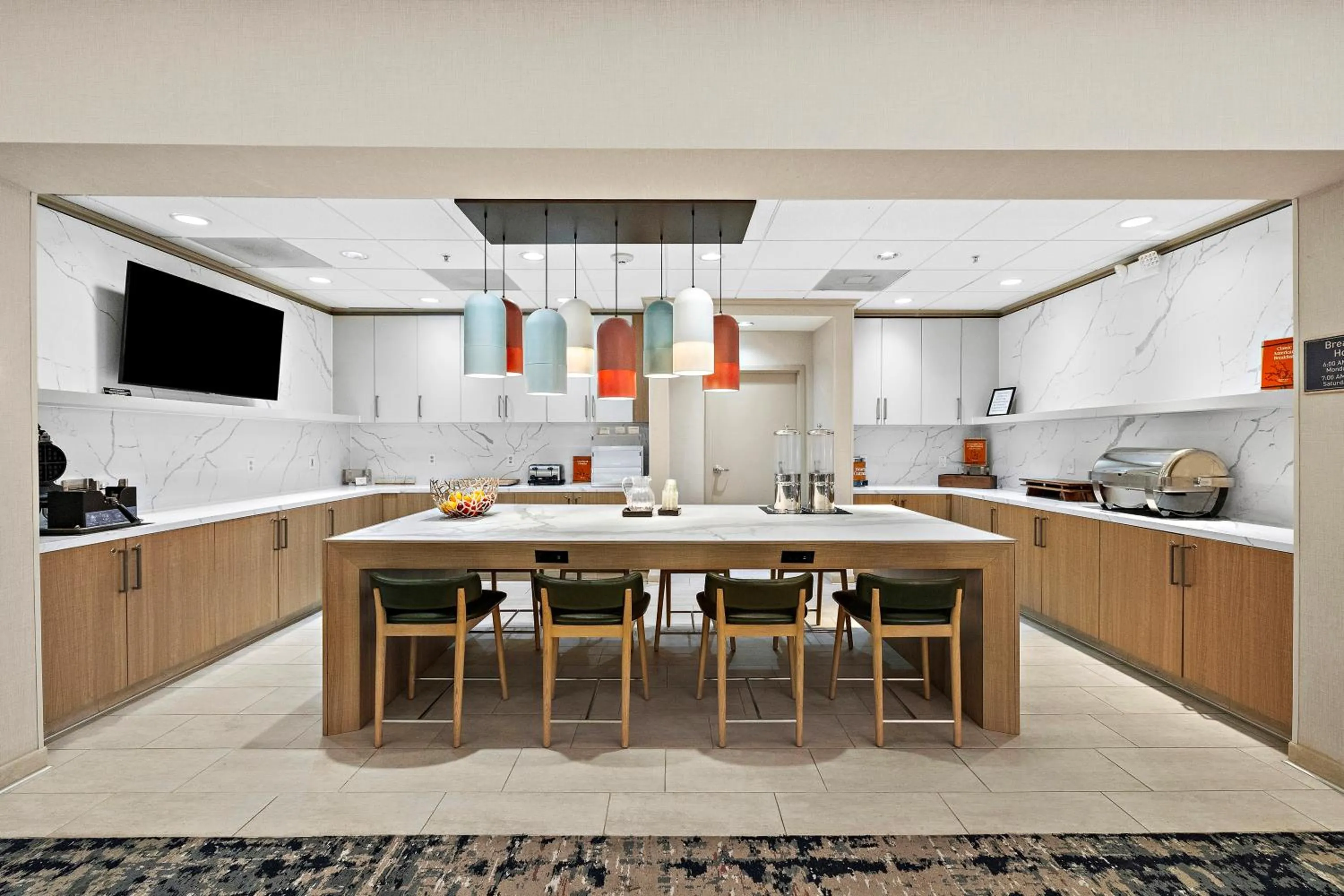 Buffet breakfast in Homewood Suites Lancaster