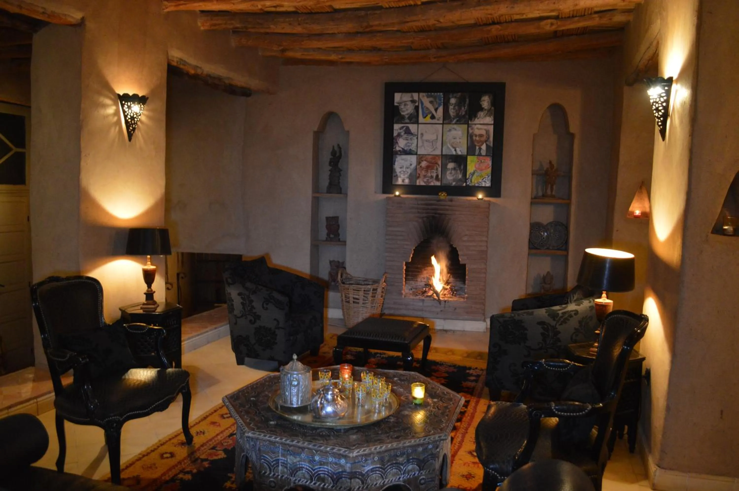 Living room in Kasbah Gousteau