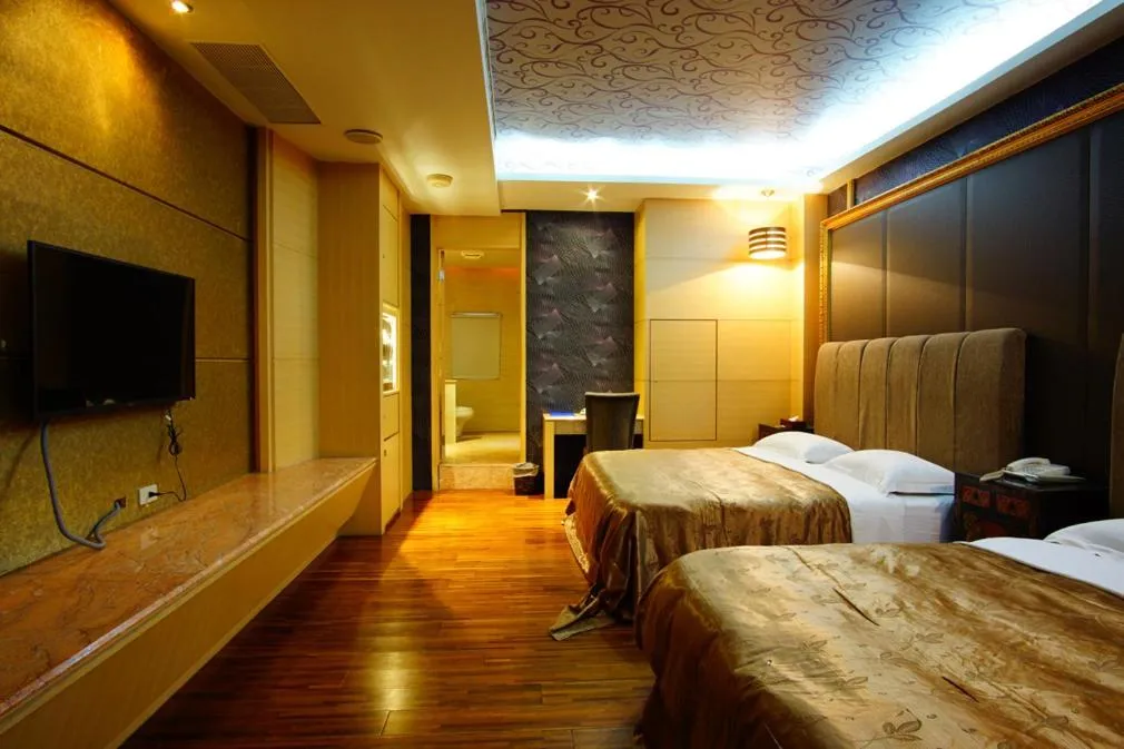 Bedroom, Bed in Water City Motel