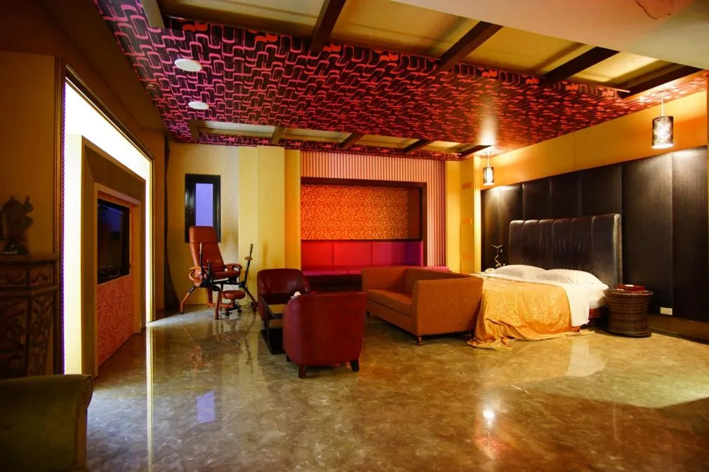 Bedroom, Bed in Water City Motel