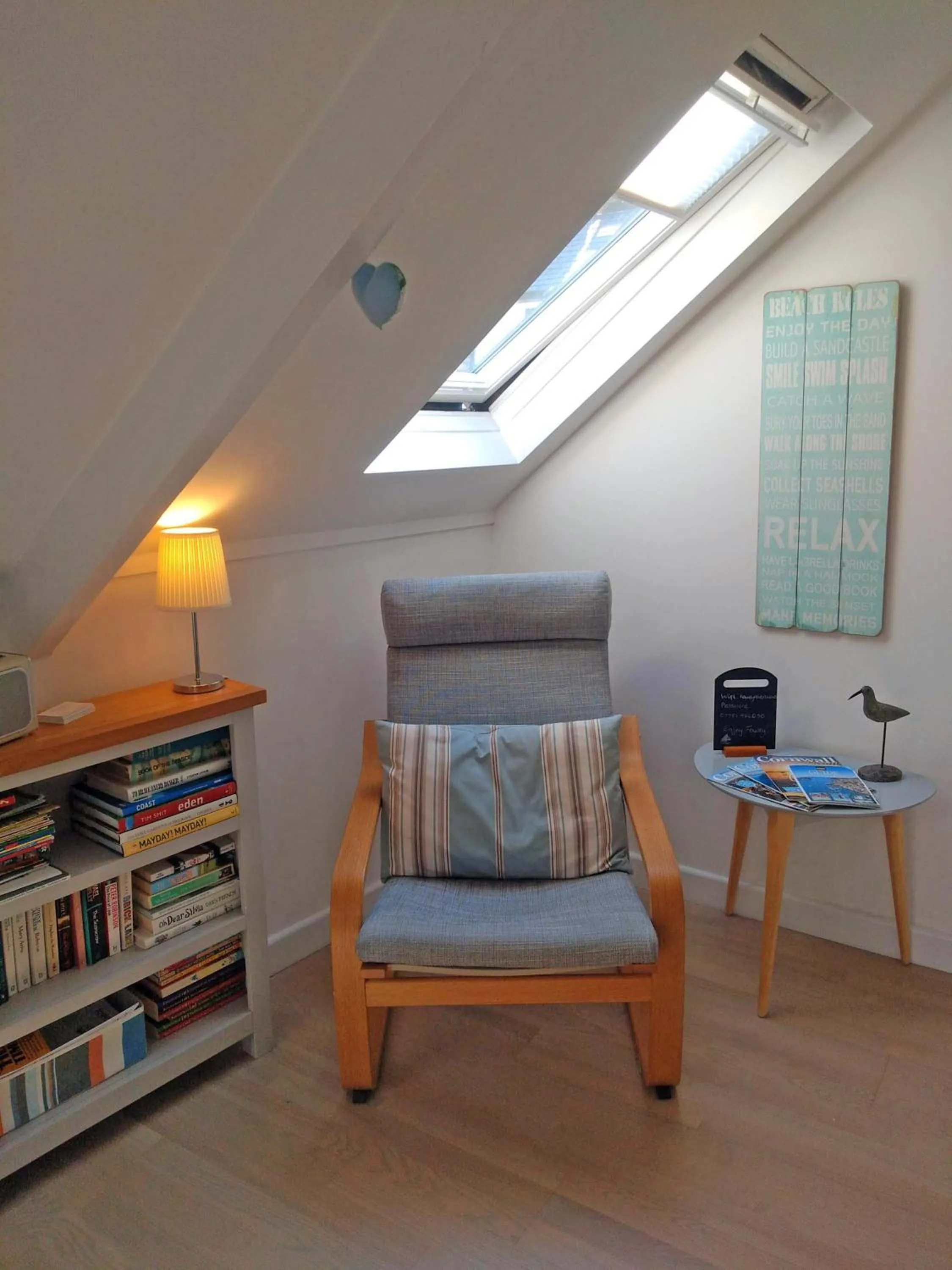 Seating area in Fowey River Views