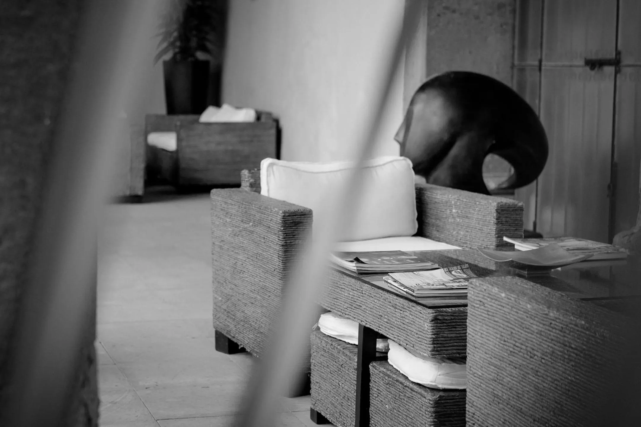 Patio, Bed in Hotel La Morada