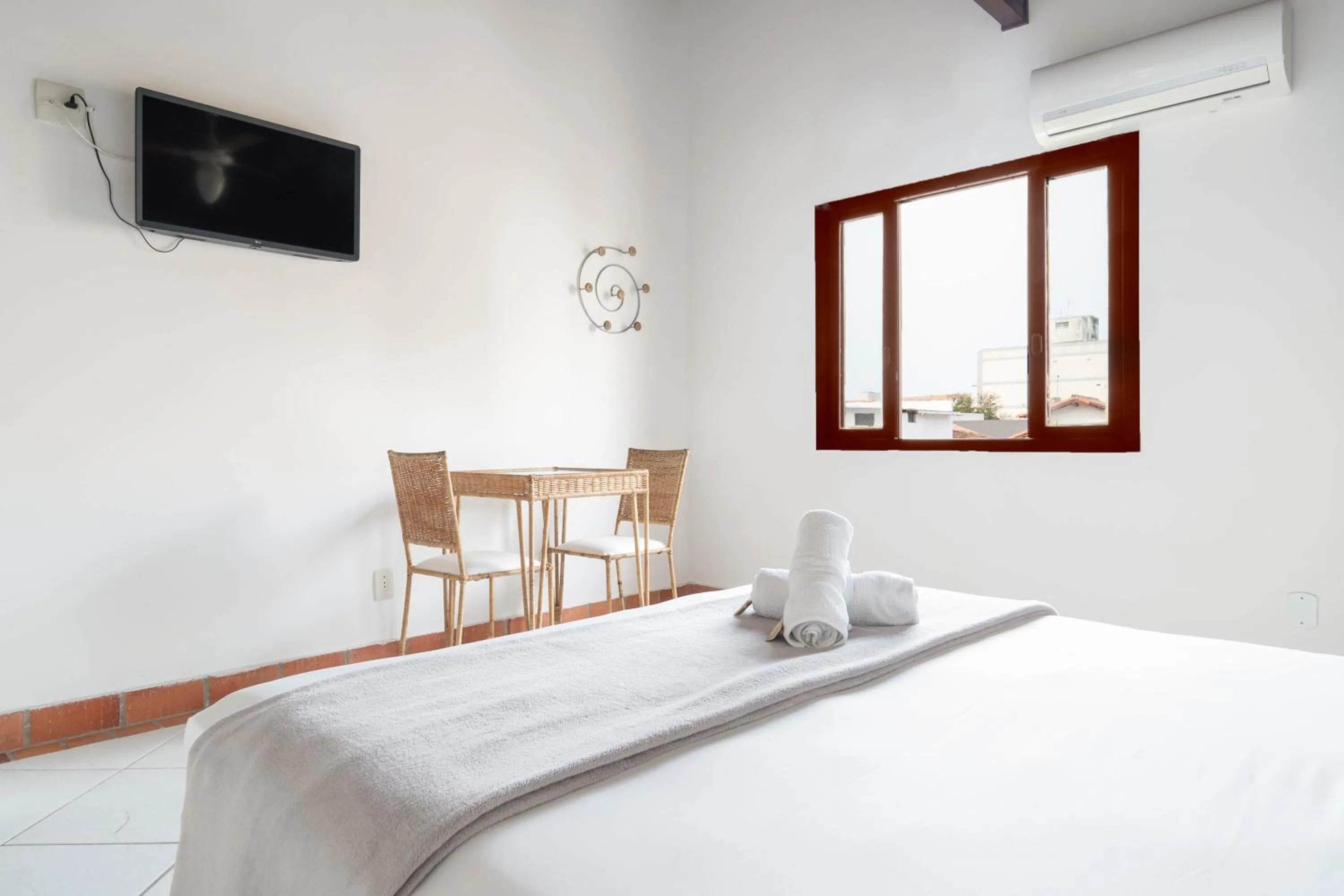 Bed in Pousada Porto Fino