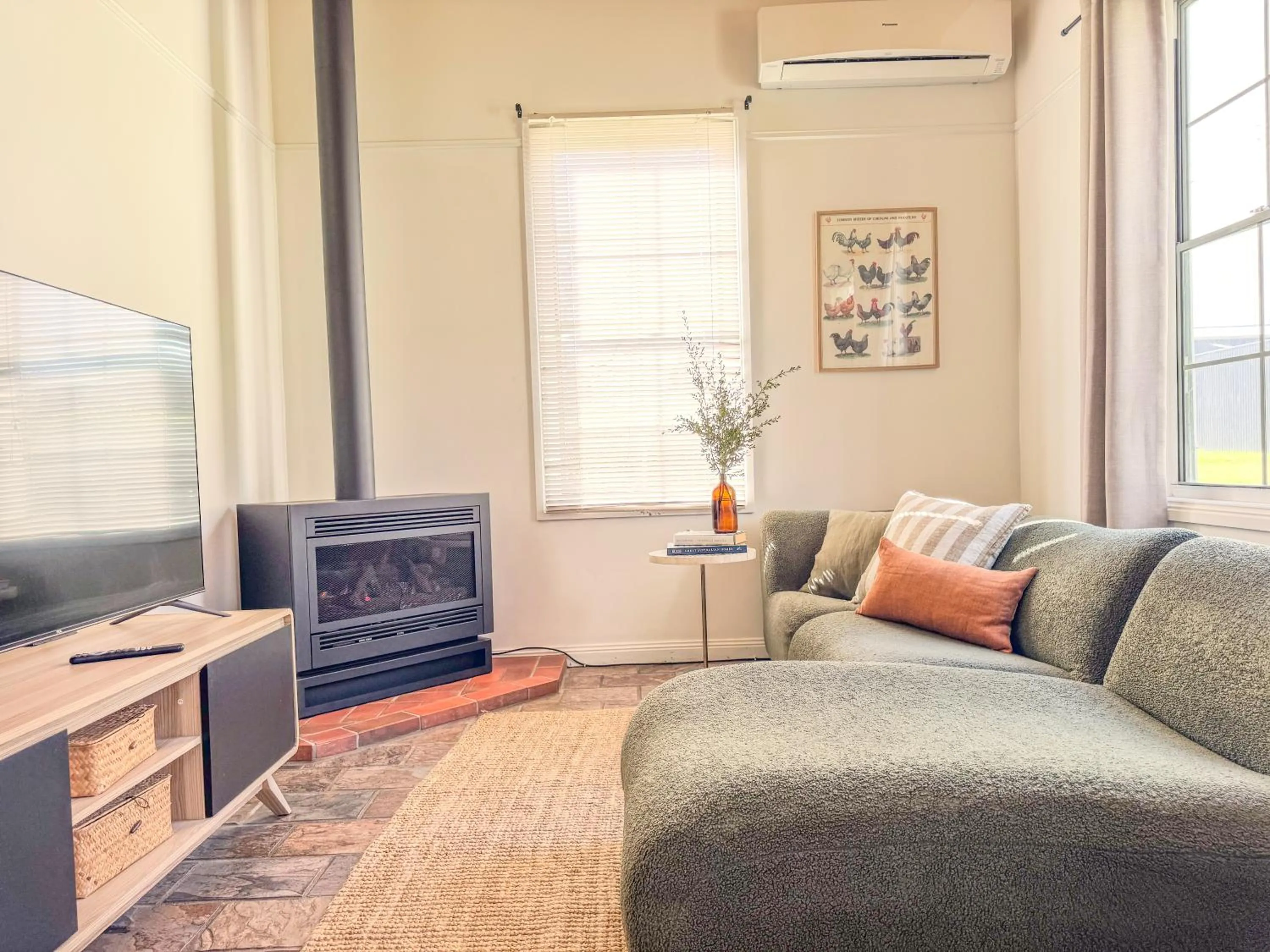 fireplace in Clonmara Country House and Cottages