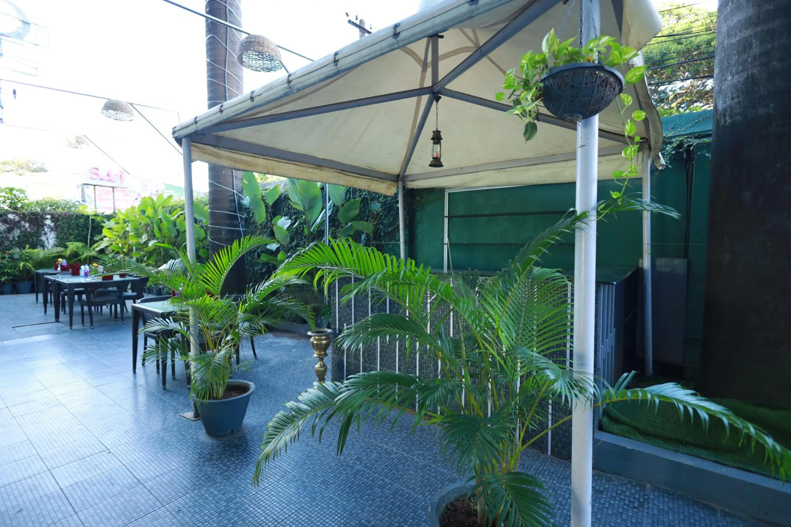 Garden view in Saj Luciya -A Classified 4 Star Hotel